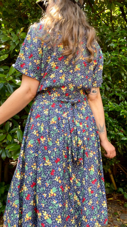 Floral Button Down Dress