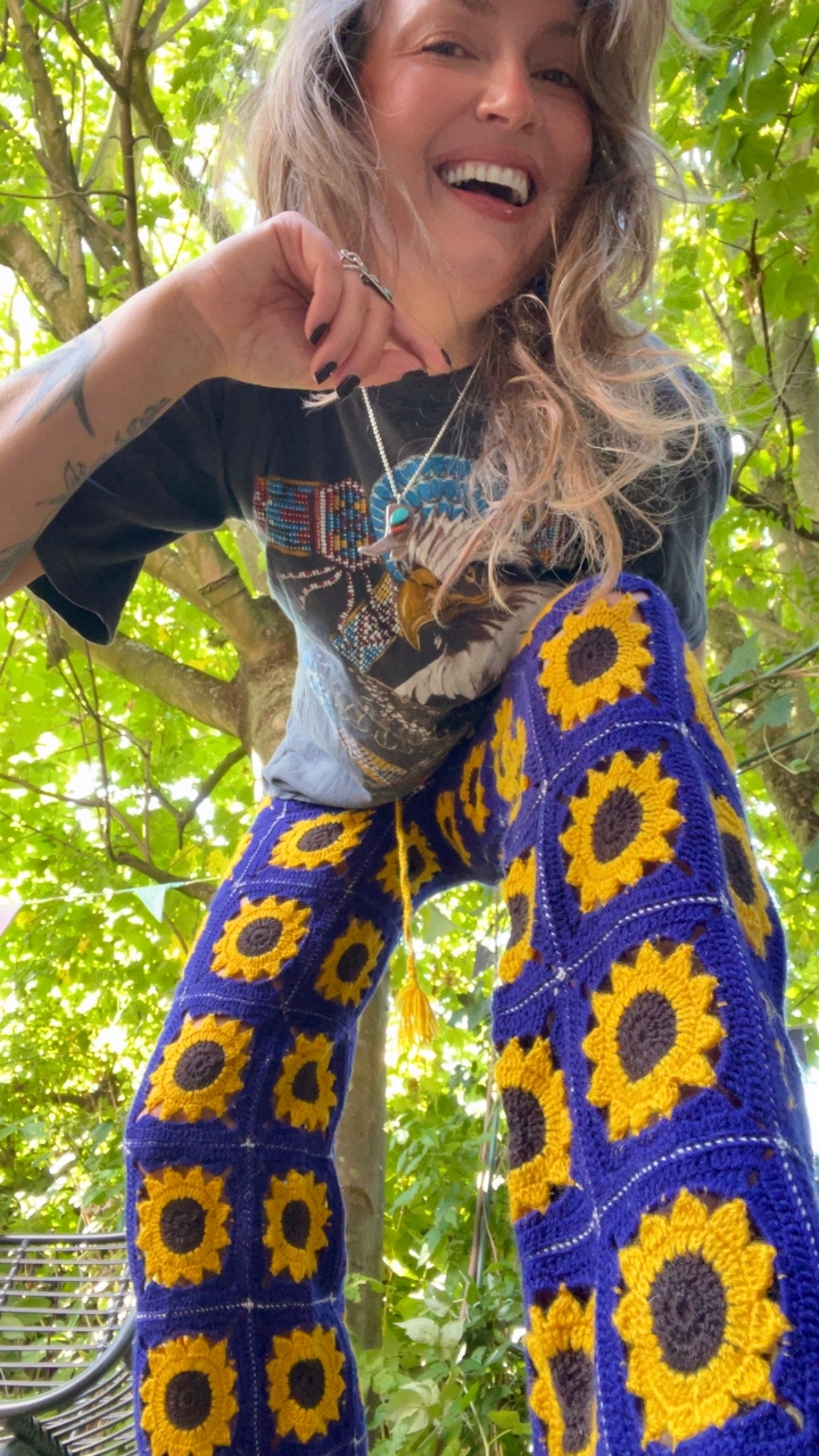 Crochet Sunflower Trousers