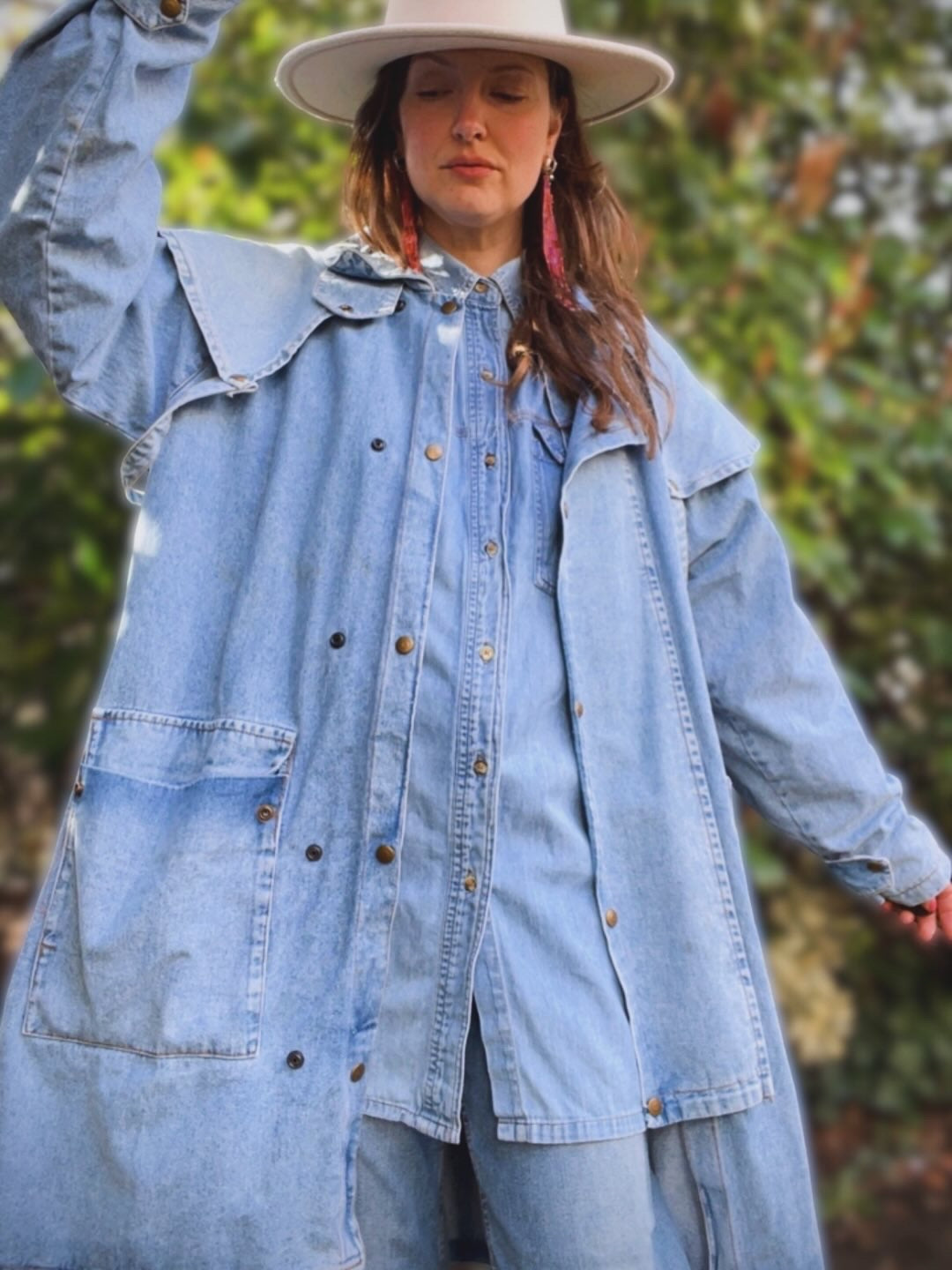 Oversized Denim Shirt
