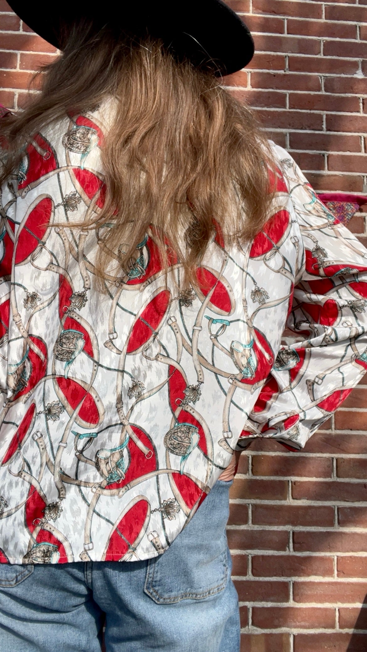 Equestrian Printed Top