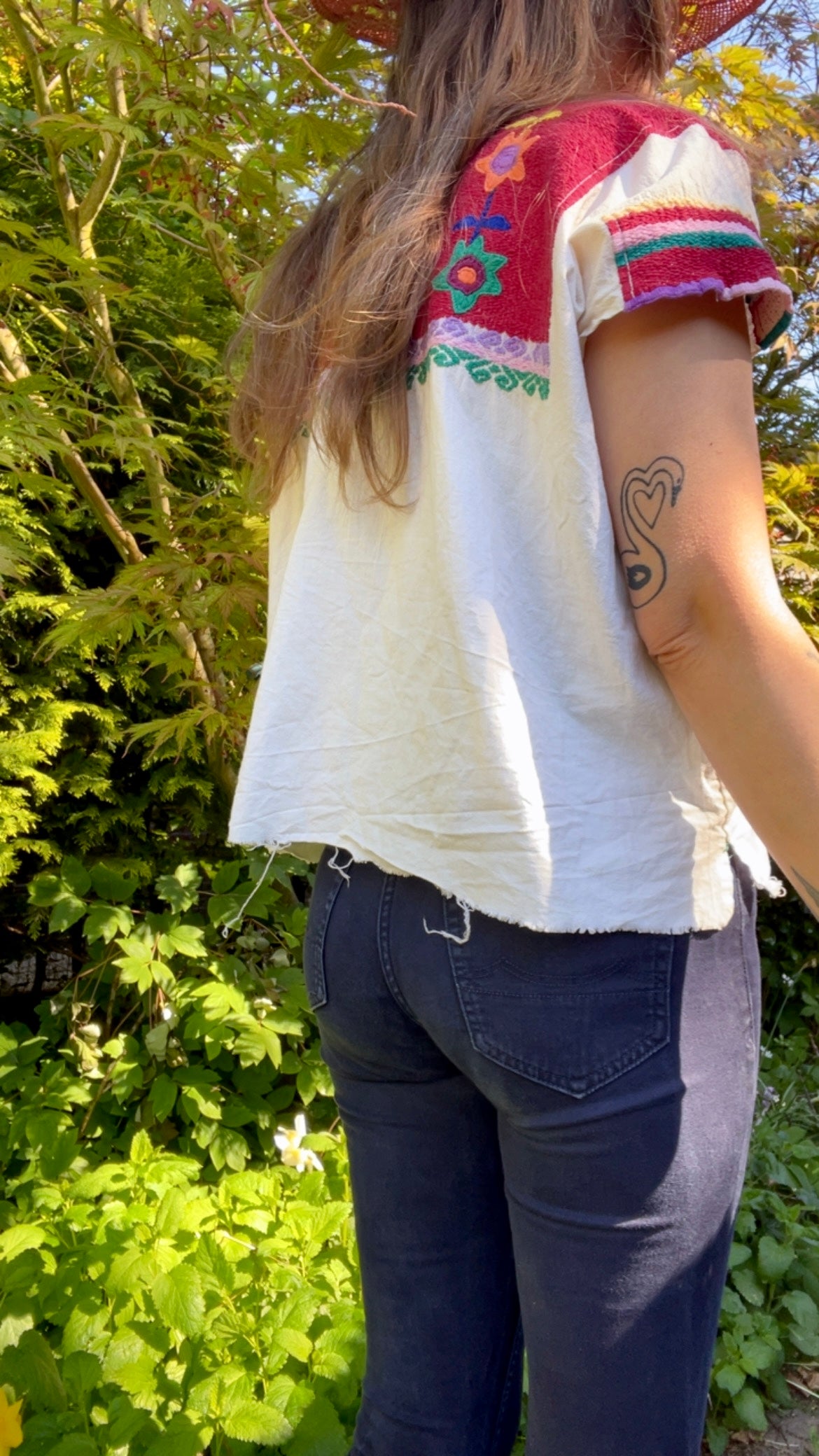Huipil Flower Top