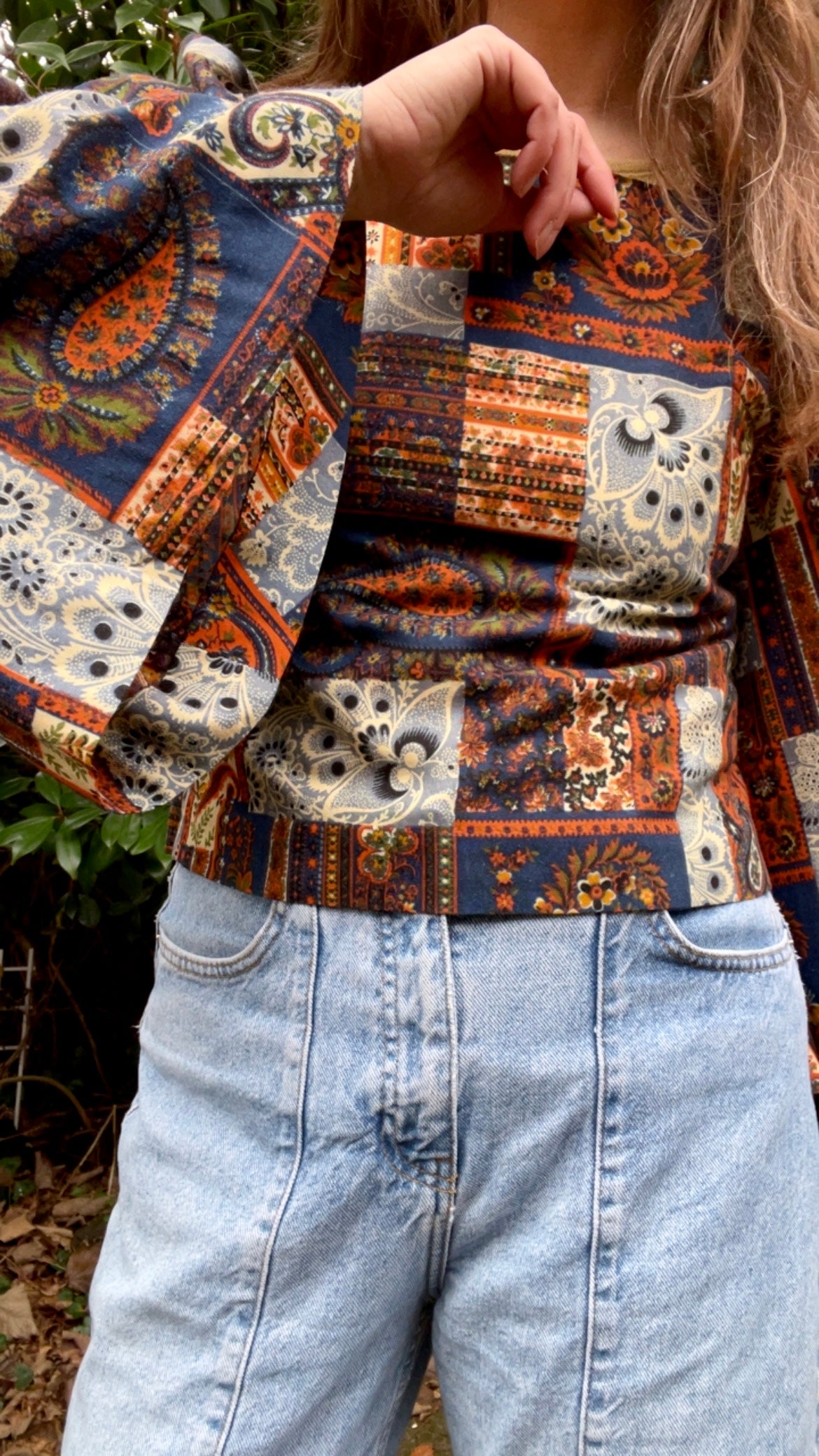 70s Patchwork Top