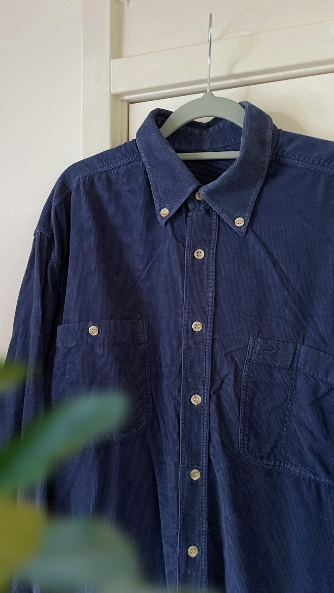 Corduroy Button-down Shirt