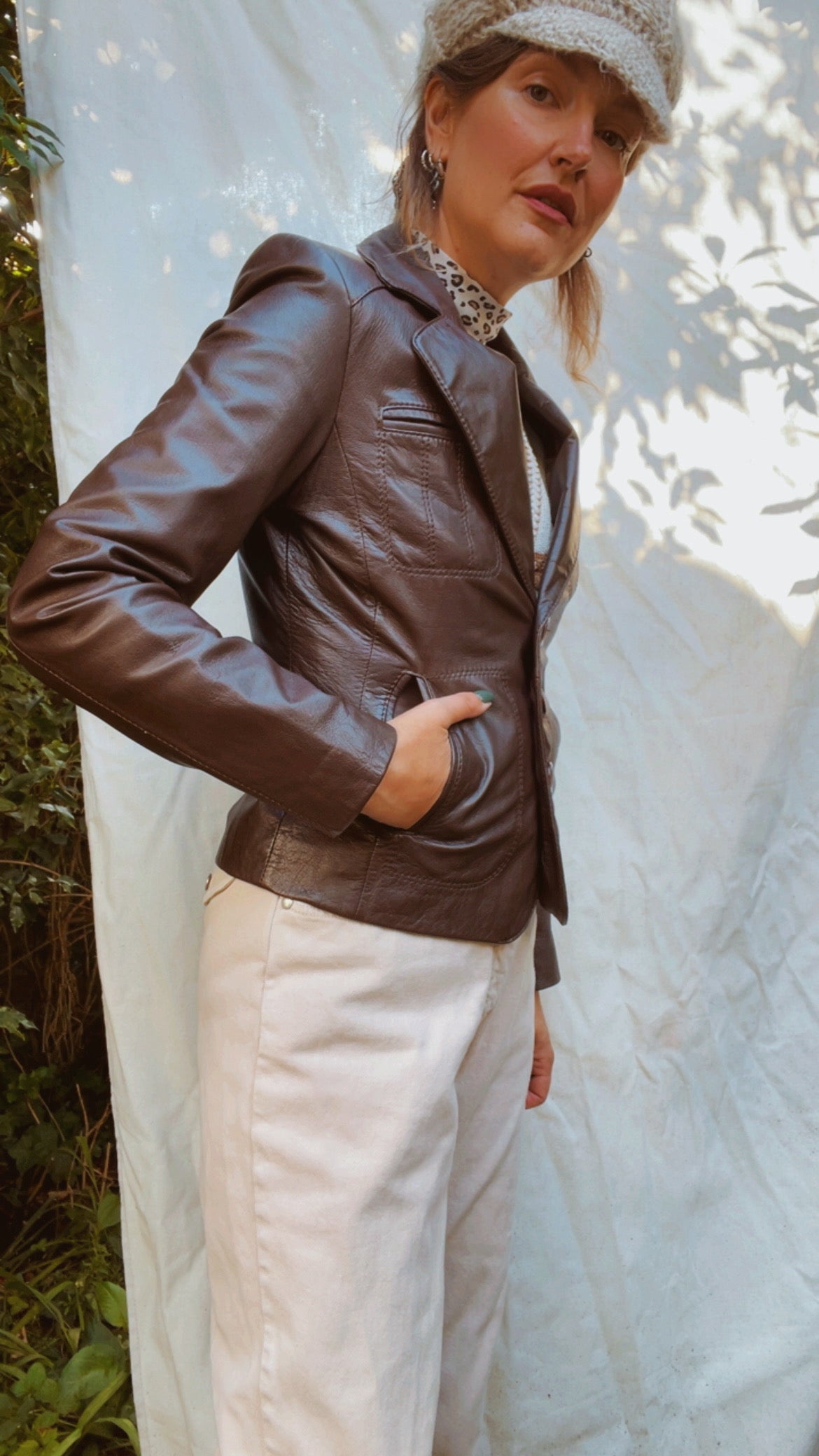 Leather Blazer