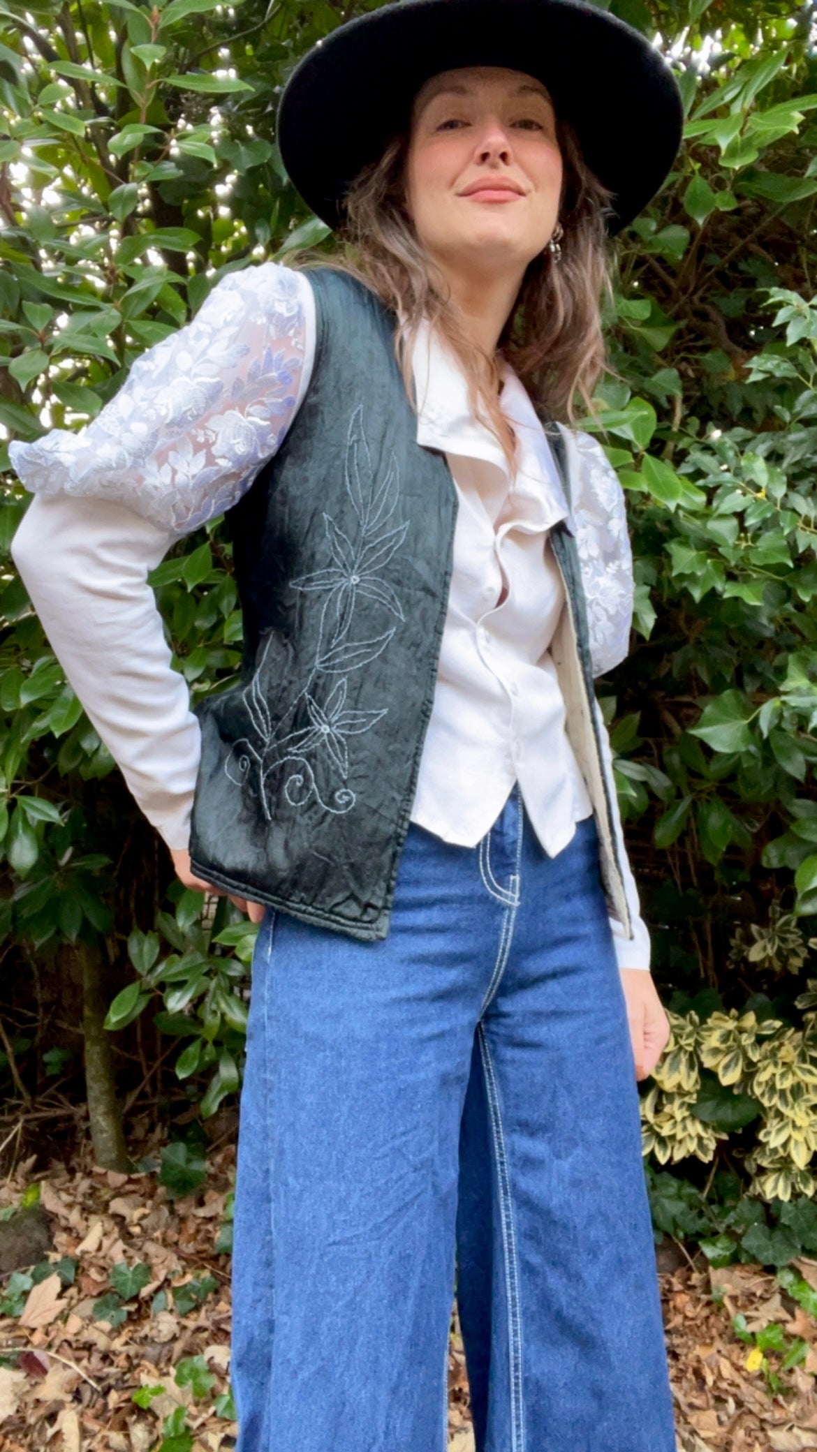 Silk Embroidered Waistcoat
