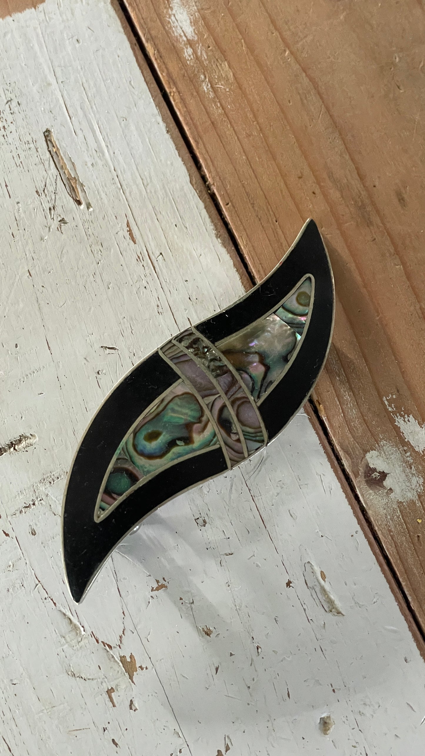 Abalone Shell Clip