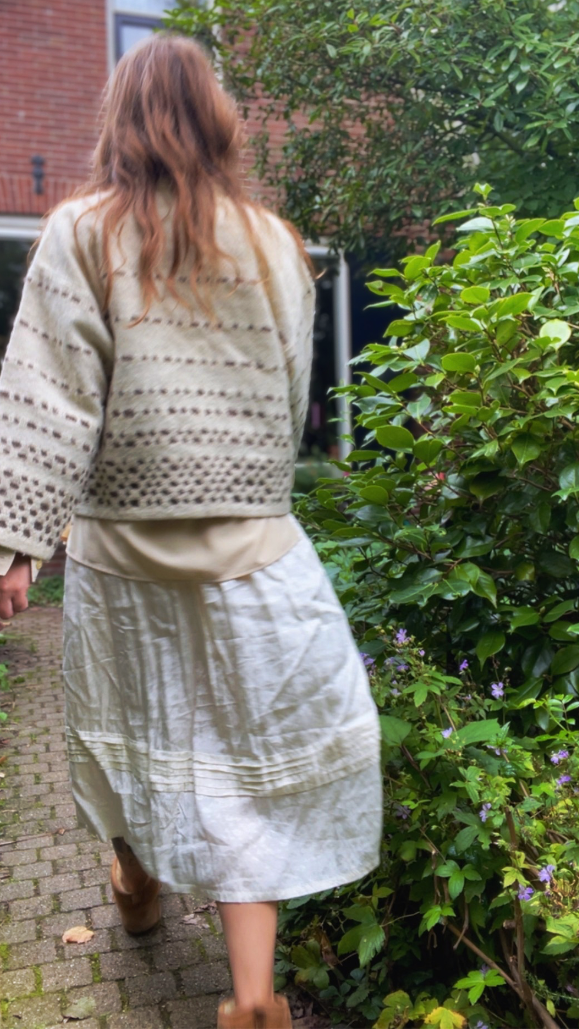 Neutral Wool Cardigan/ Jacket