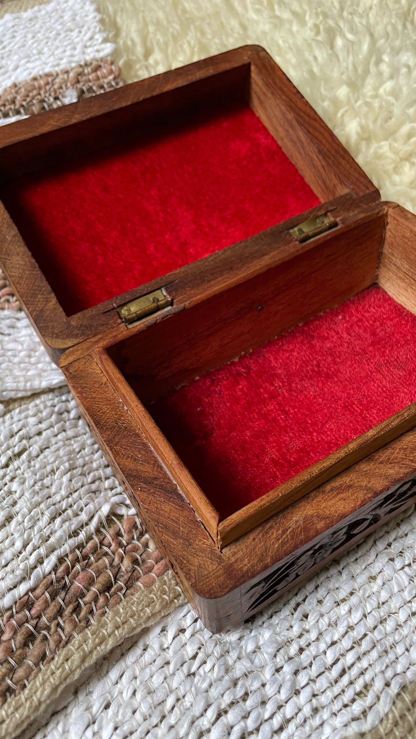 Wood Carved Box