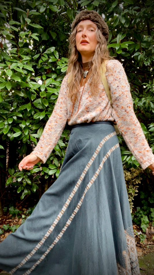 70s Wrap Skirt