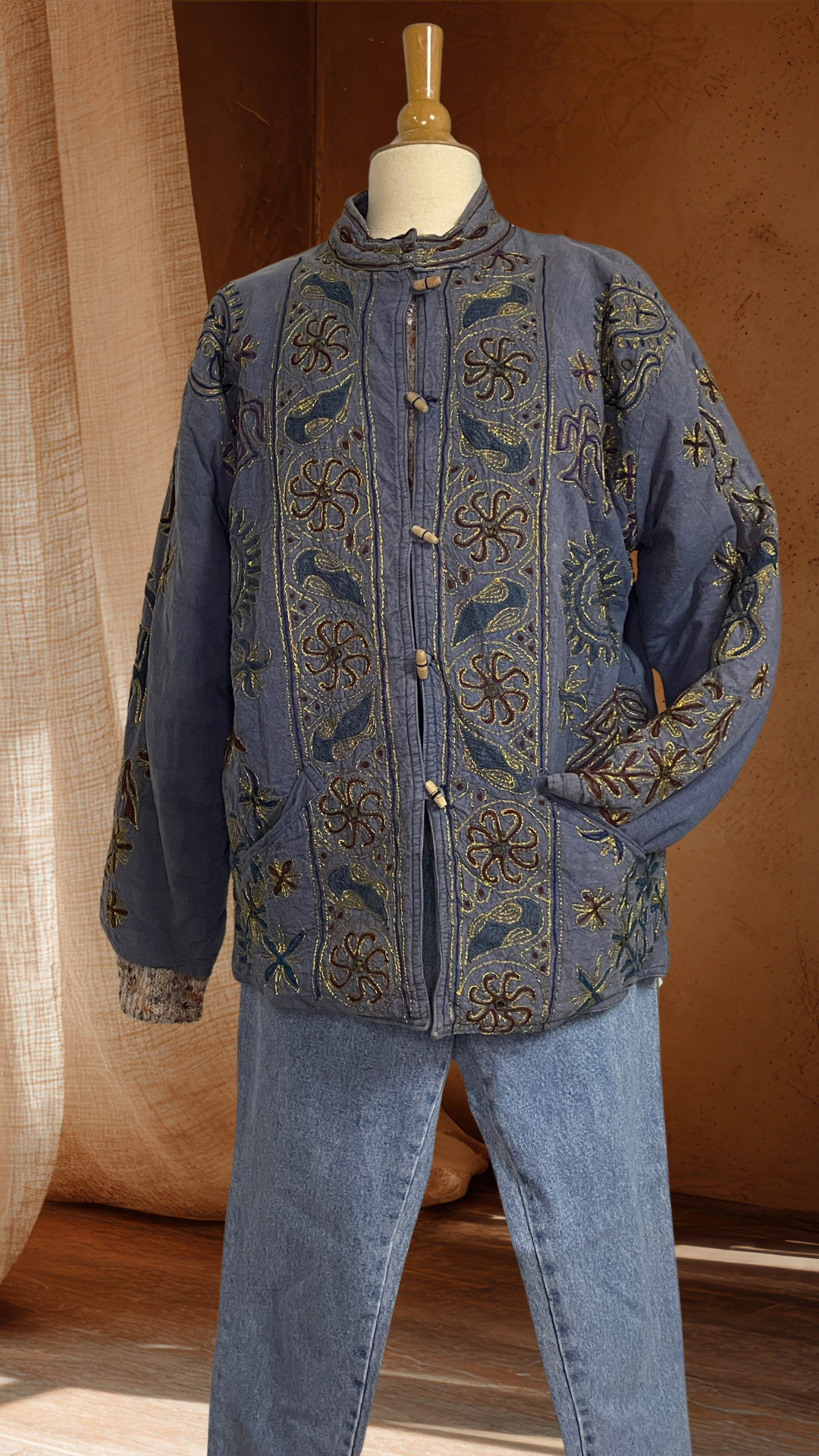 Padded Kantha Jacket