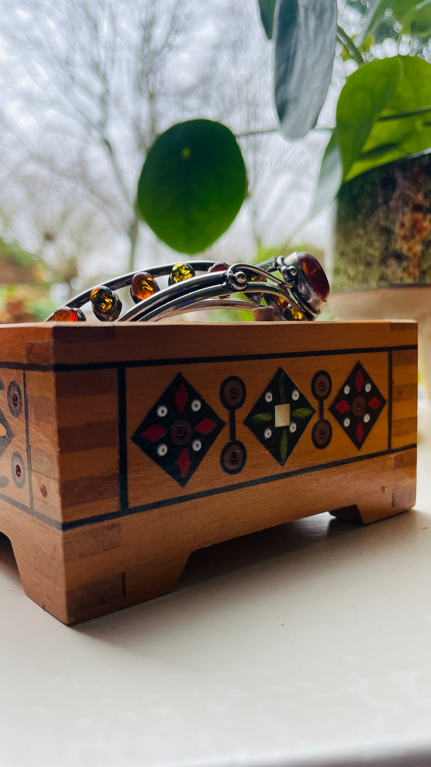 Wood Inlay Treasure Box