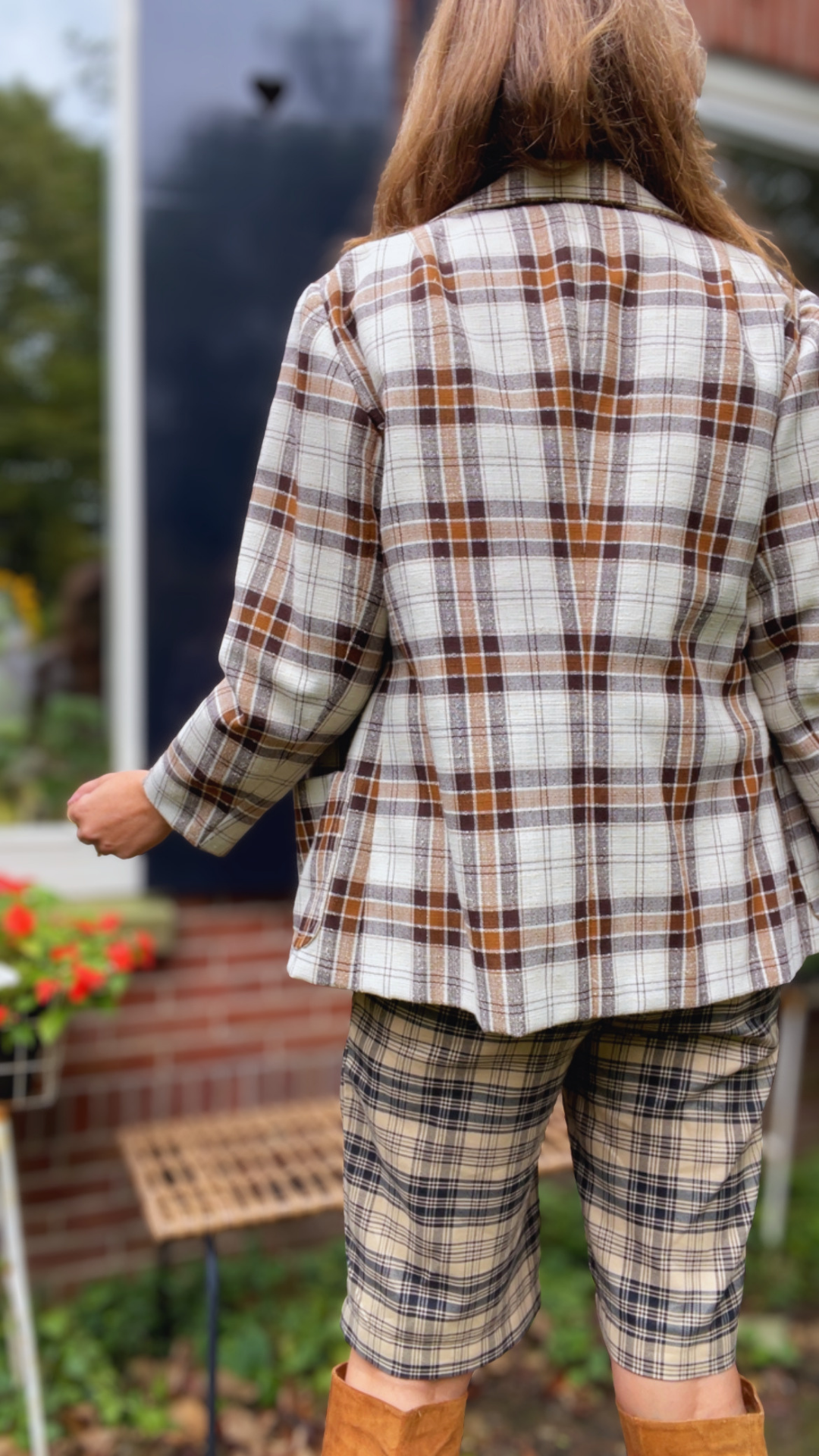 70s Check Blazer