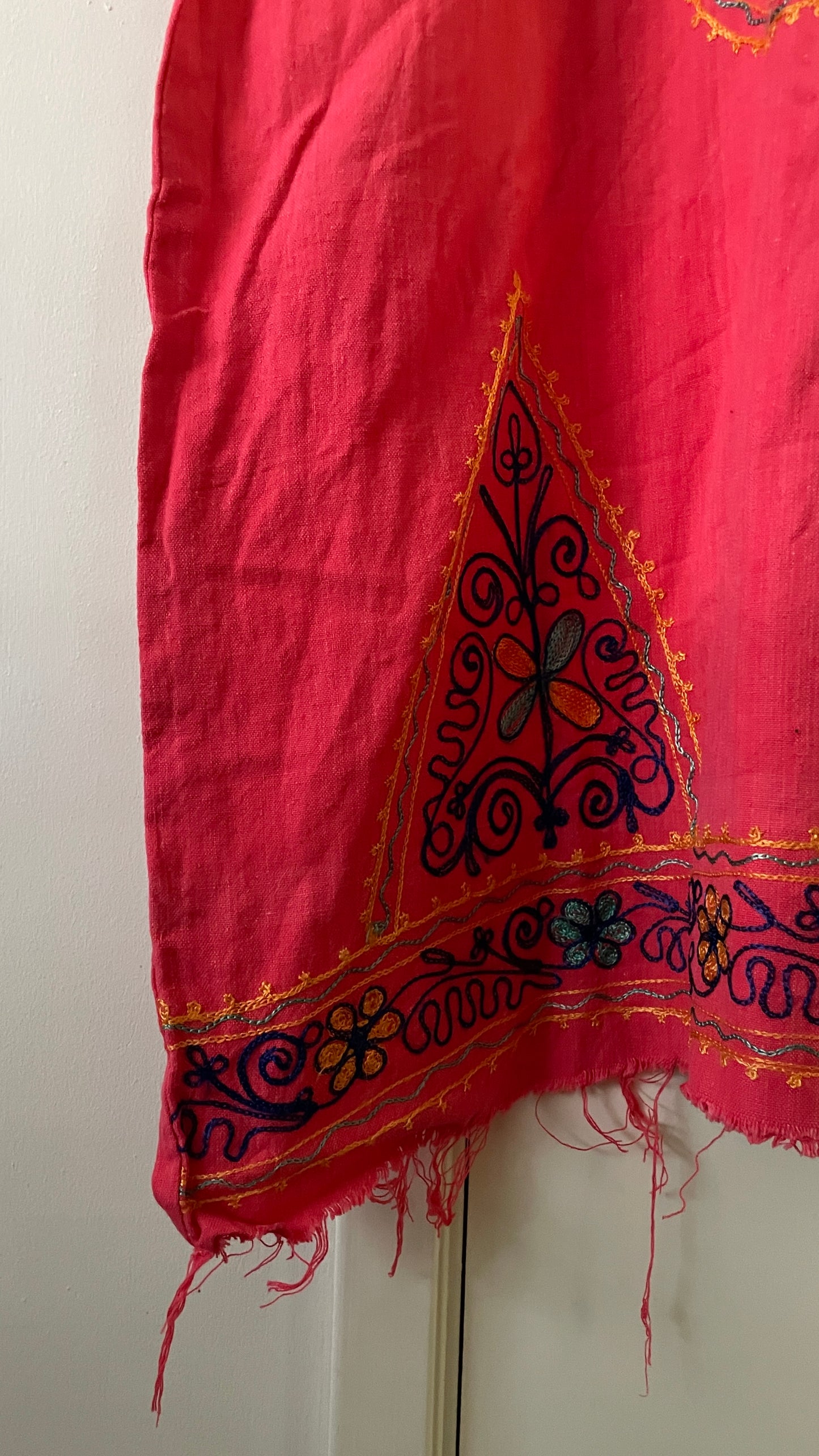 Petite 70s hippie dress