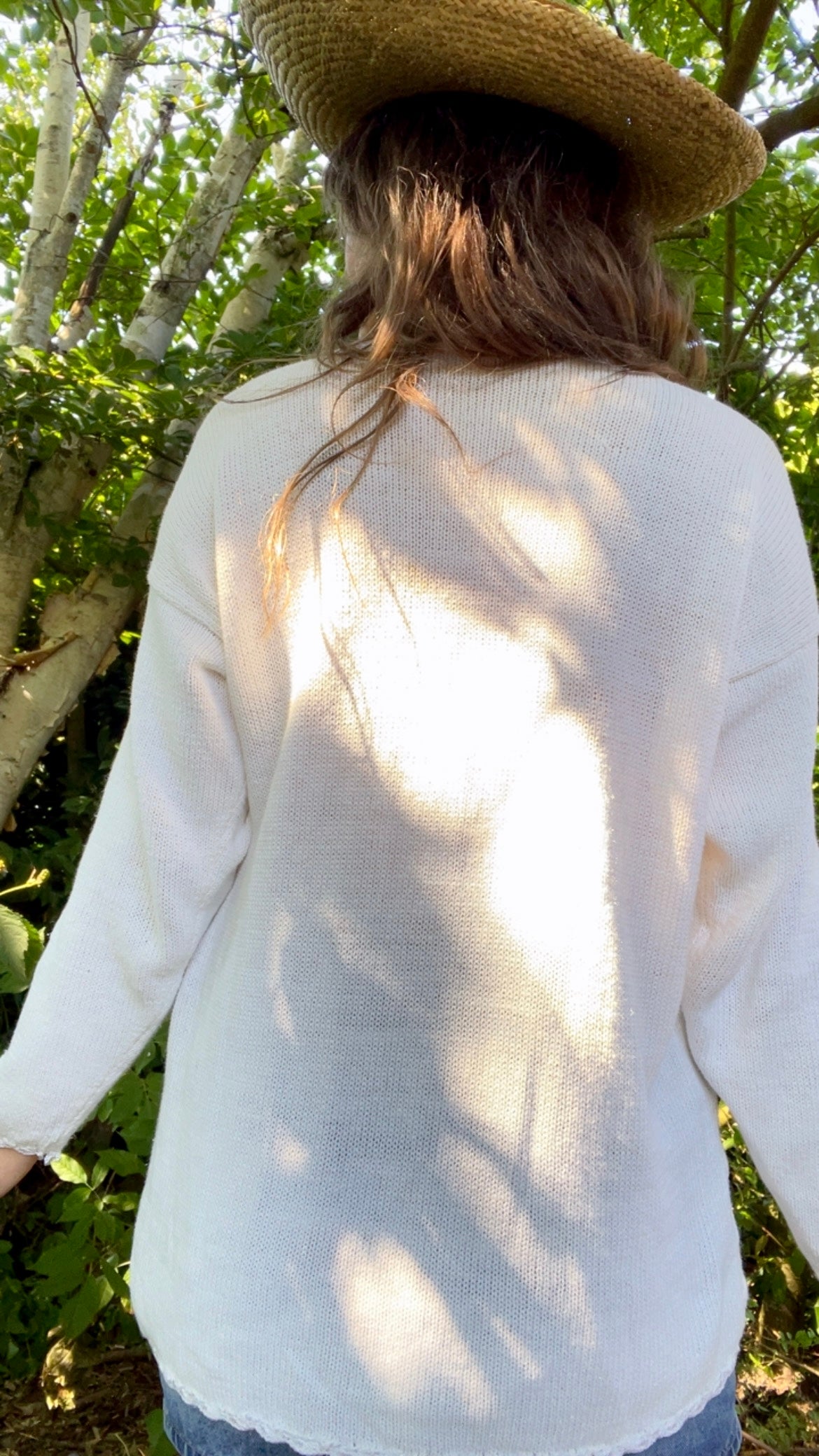 Bedazzled Cotton Cardigan