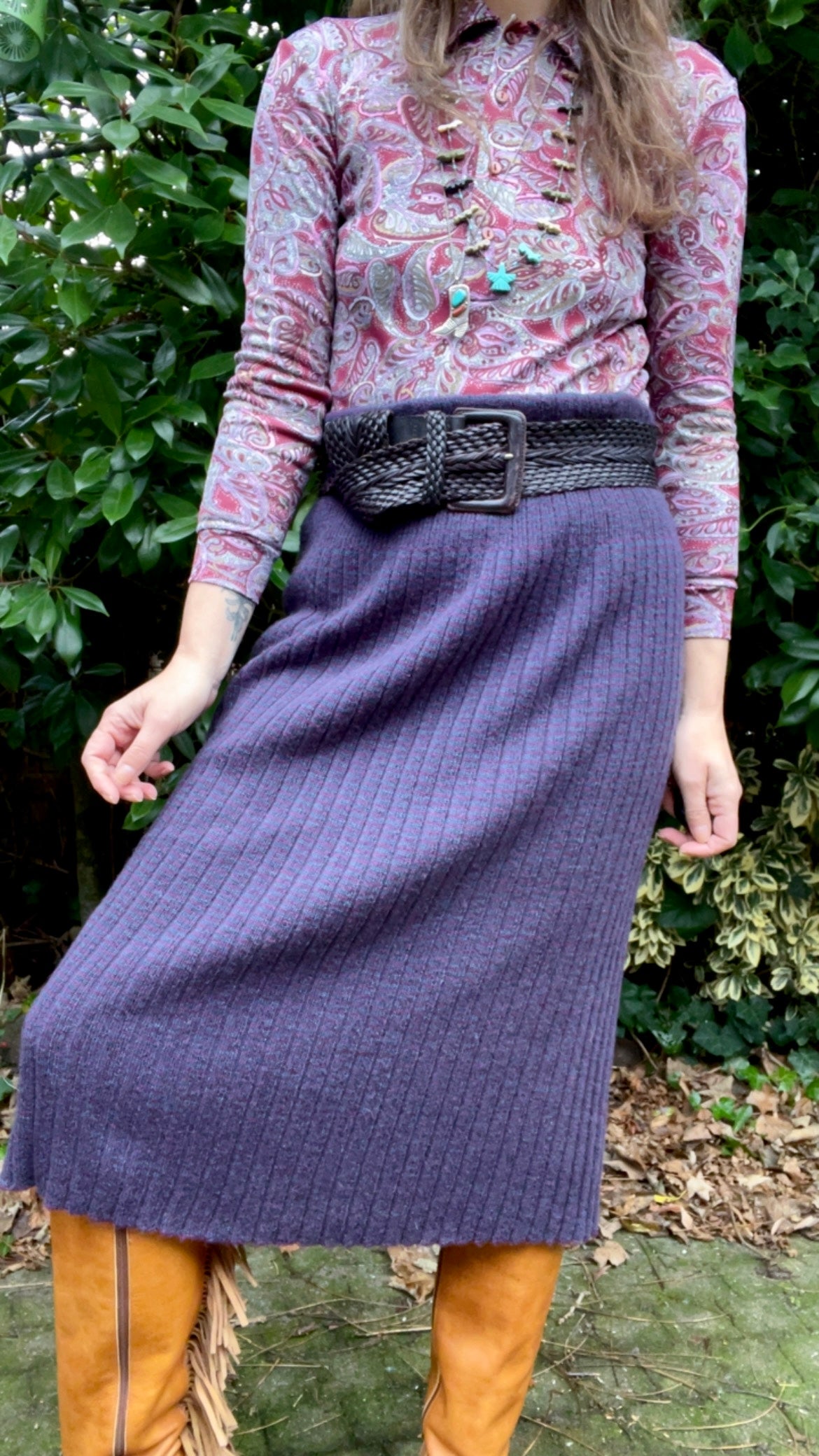 Knitted 70s Skirt