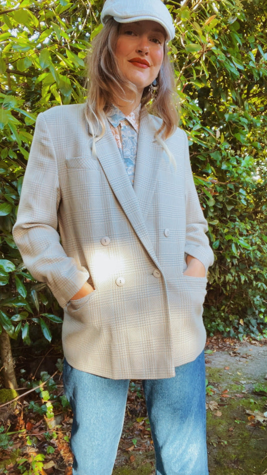 Pastel Wool Blazer