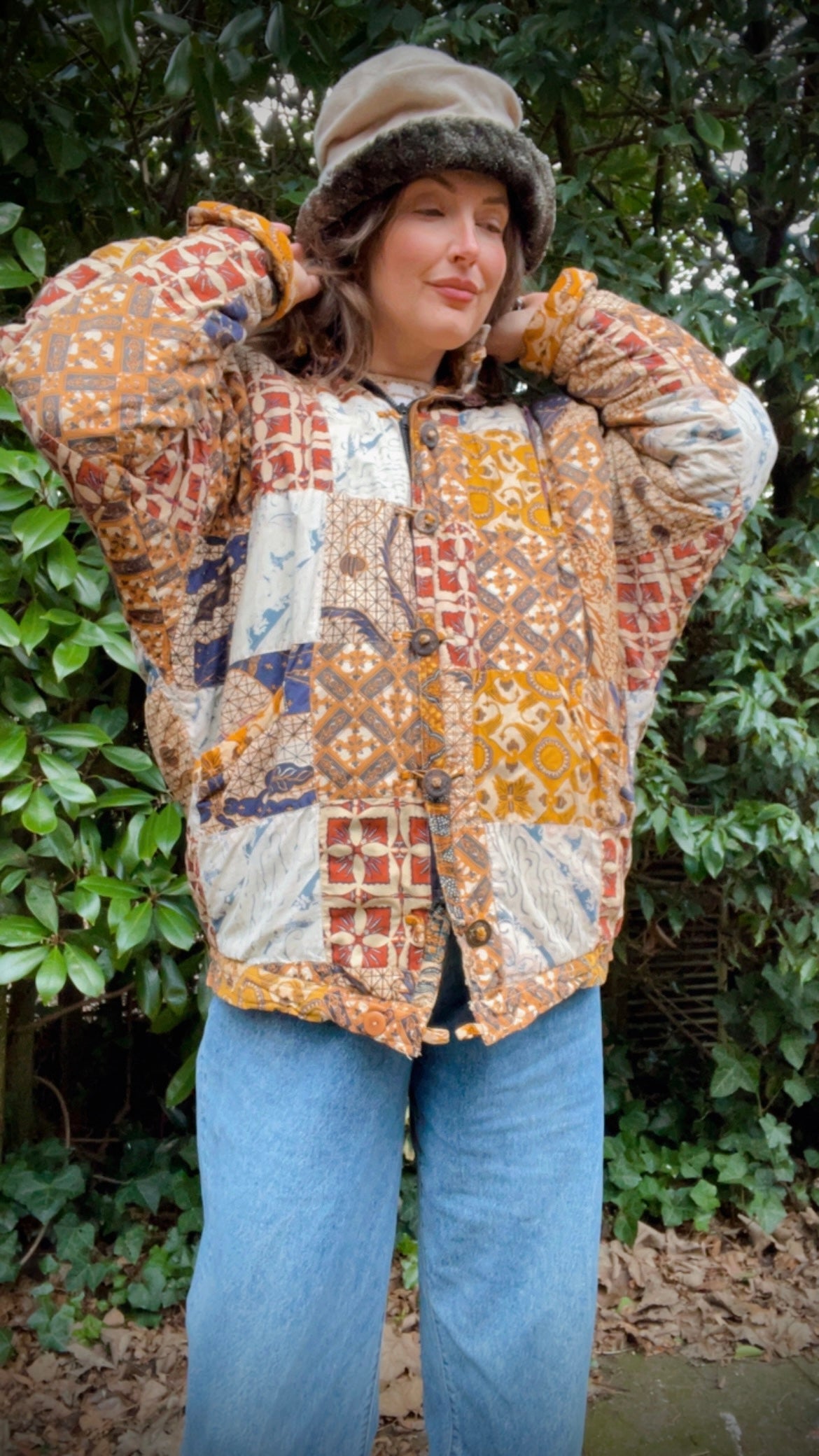 Reversible Batik Jacket