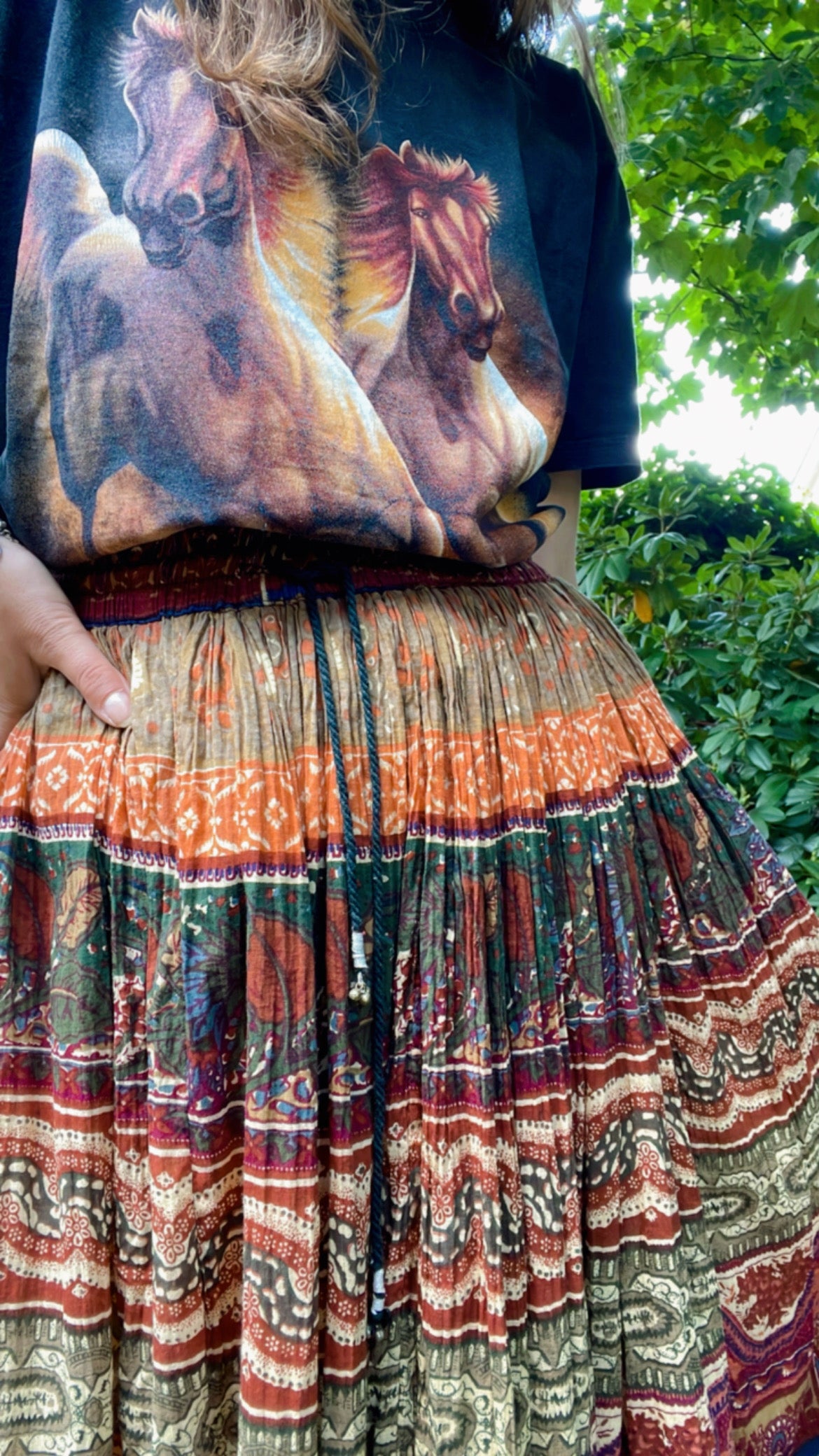 Bohemian Circle Skirt