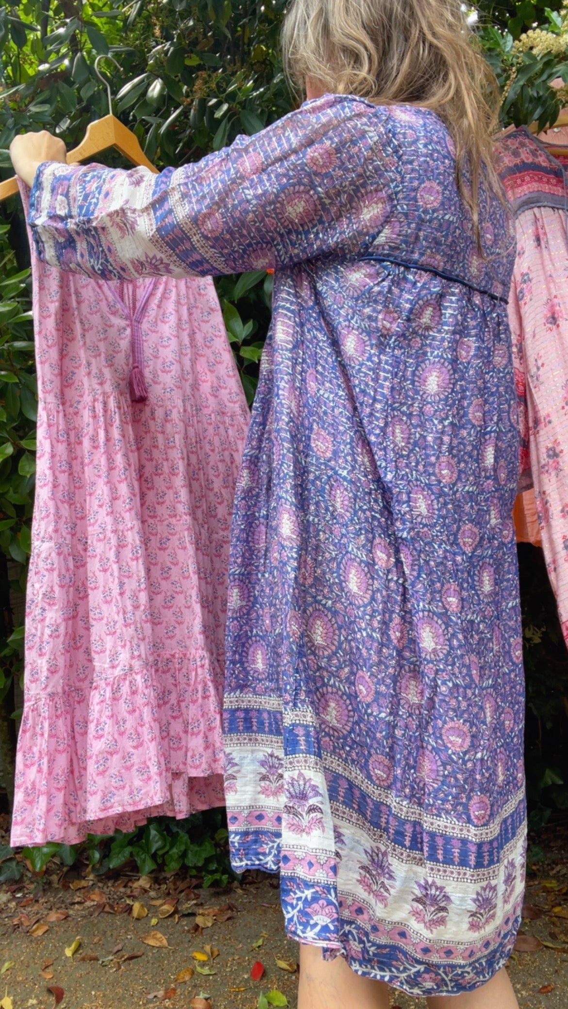 indian cotton gauze dress Gauze & Lurex Dress – Indigo and Roses
