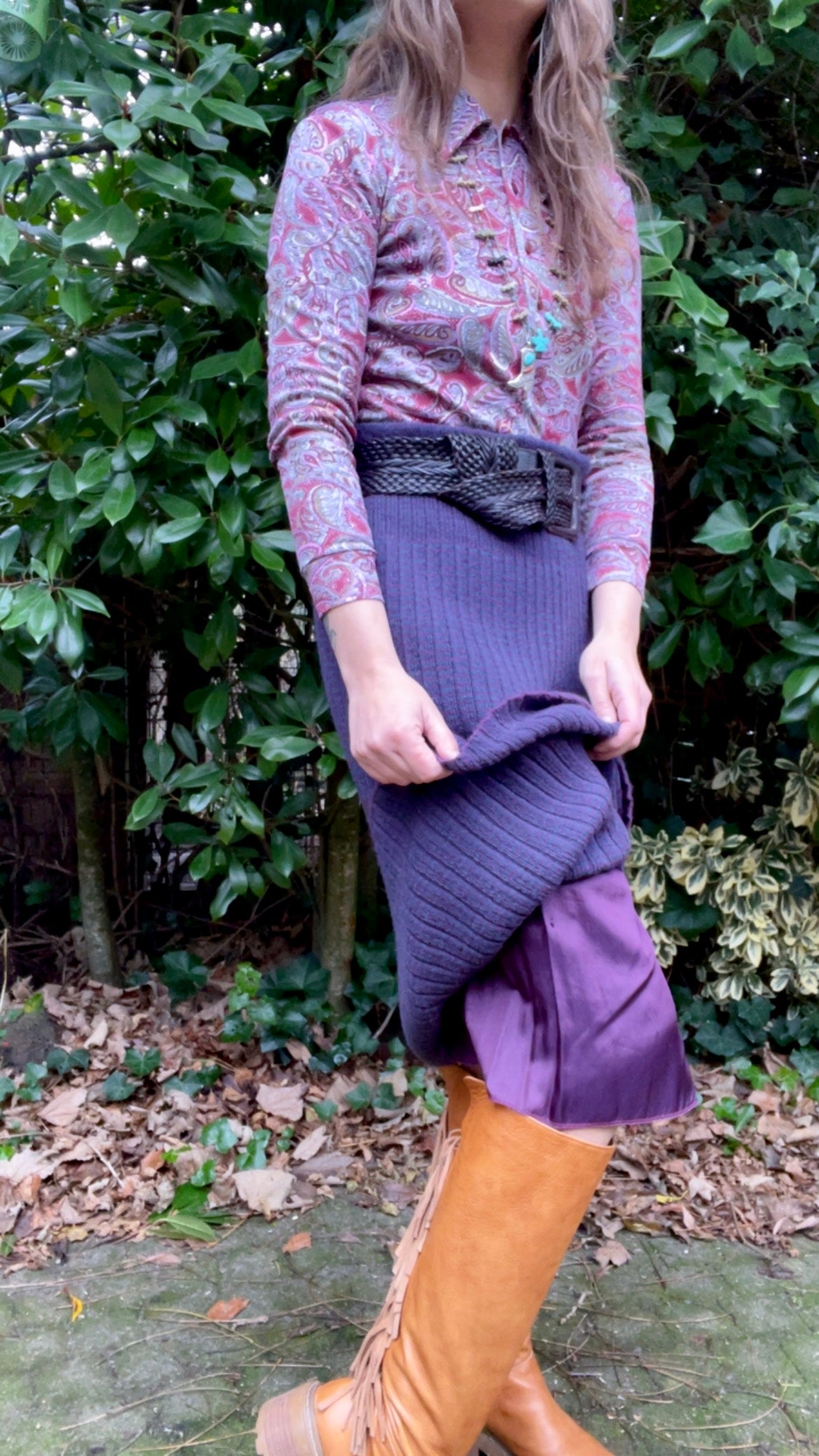 Knitted 70s Skirt