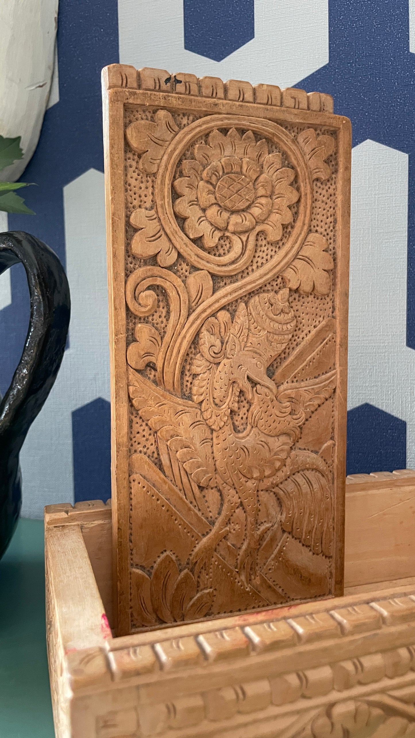 Wood Carved Box
