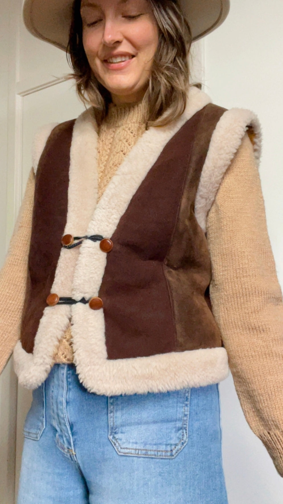 Shearling Waistcoat