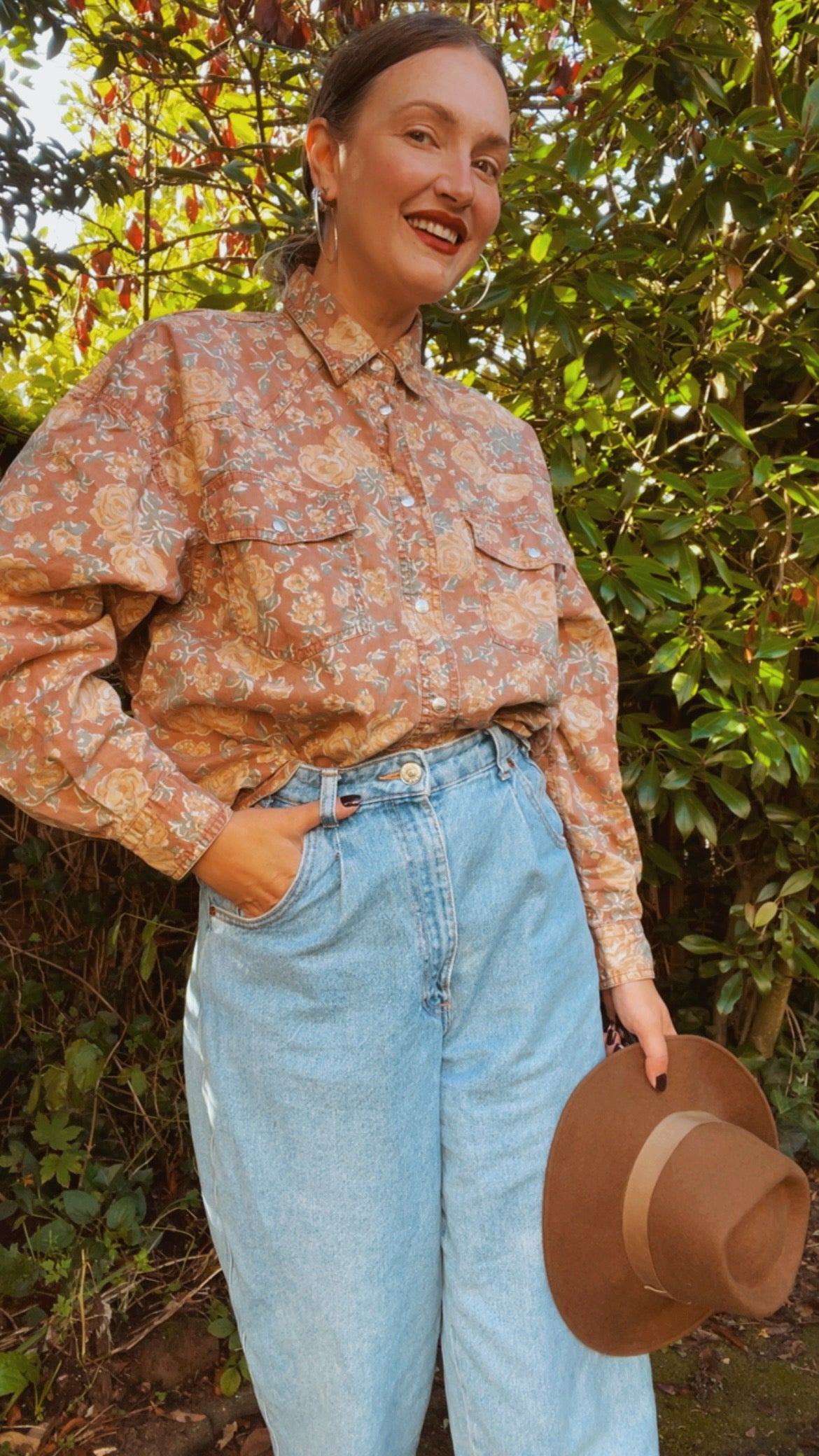 90s Floral Shirt