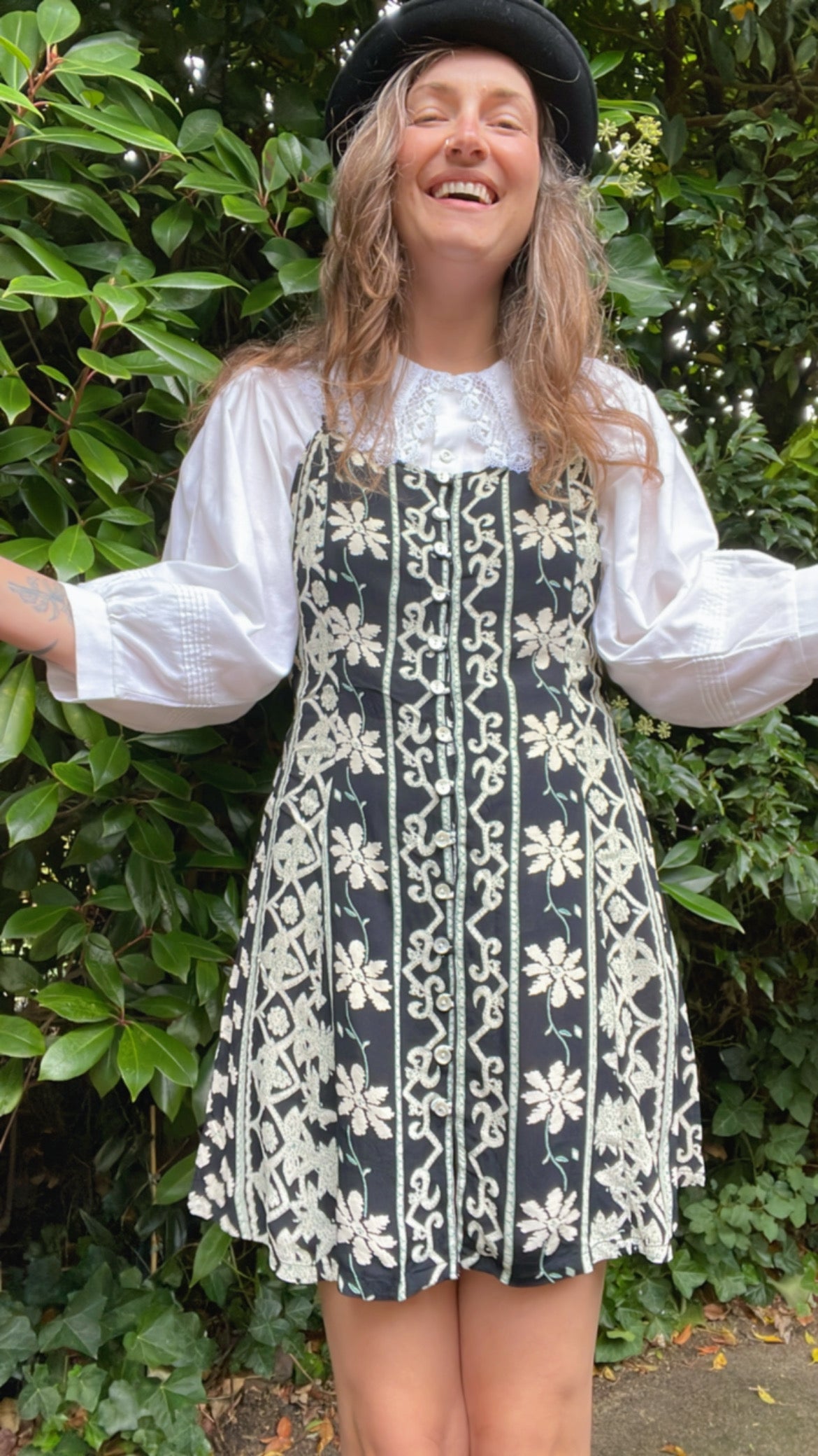 90s Floral Mini Dress