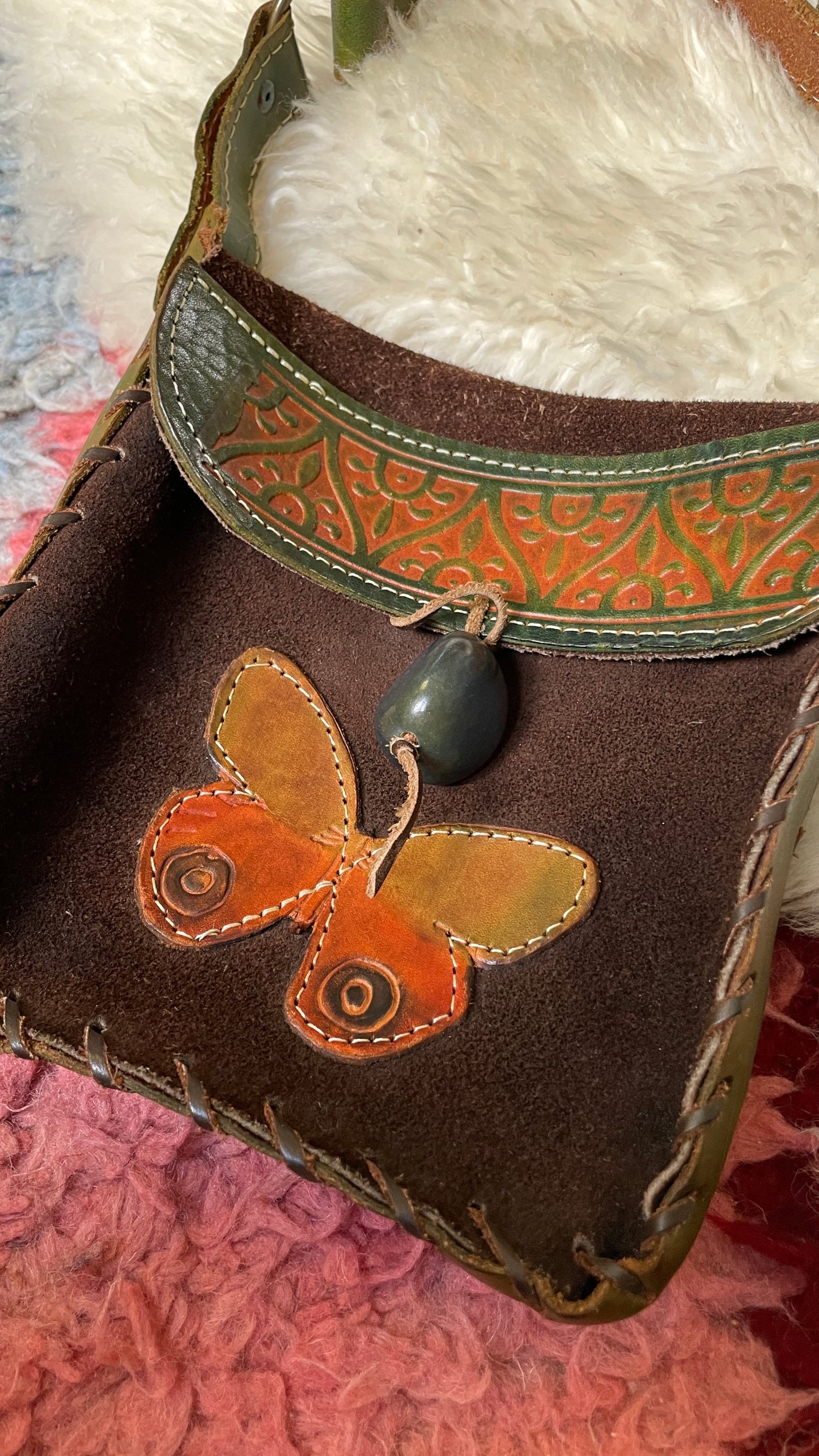 70s butterfly bag
