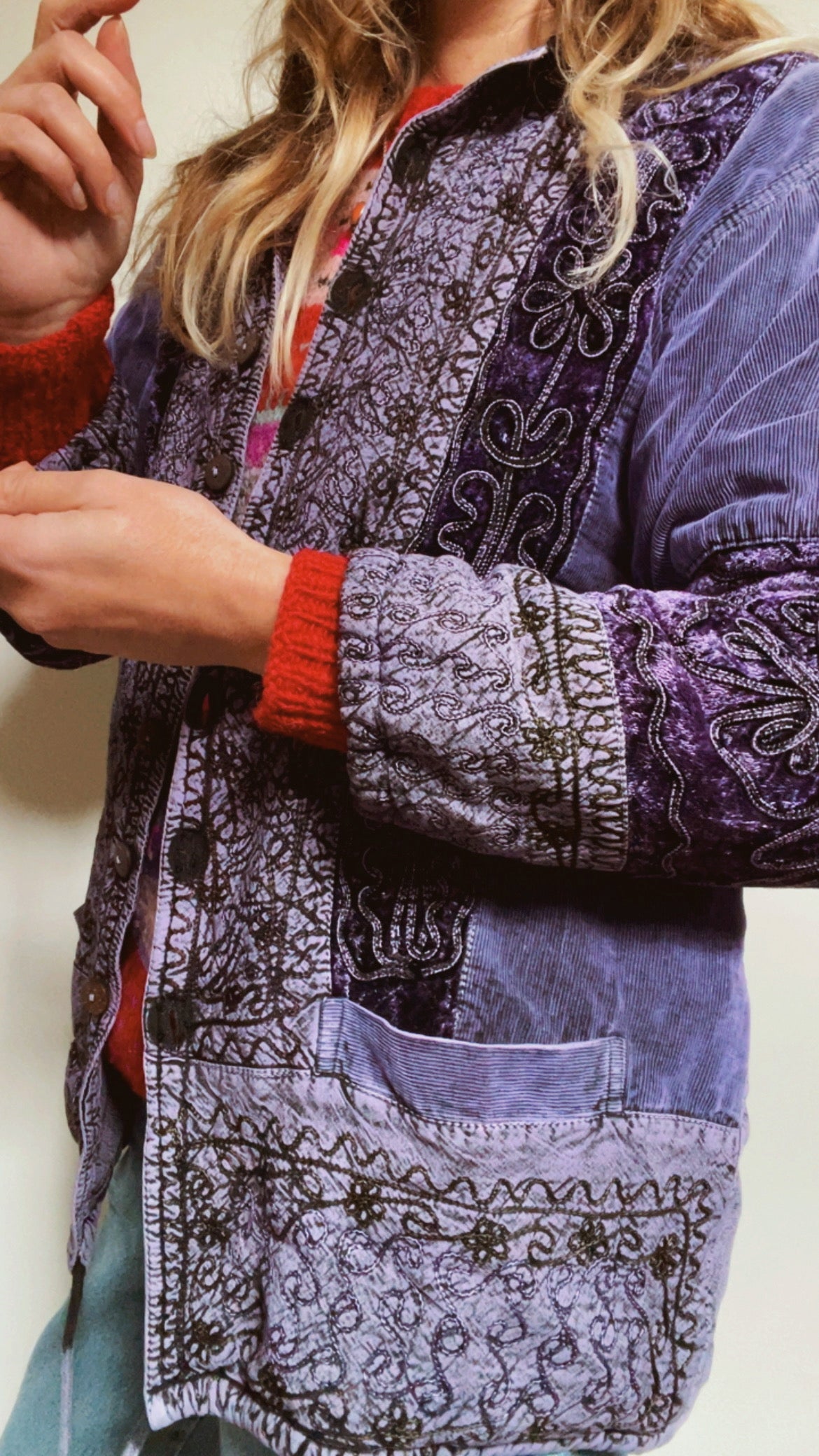 Amethist Kantha Jacket