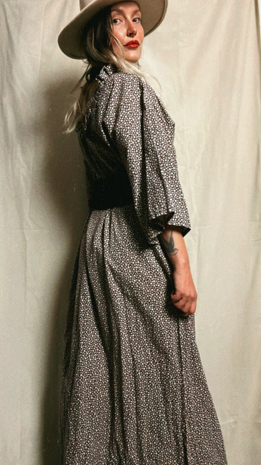 70s maxi dress