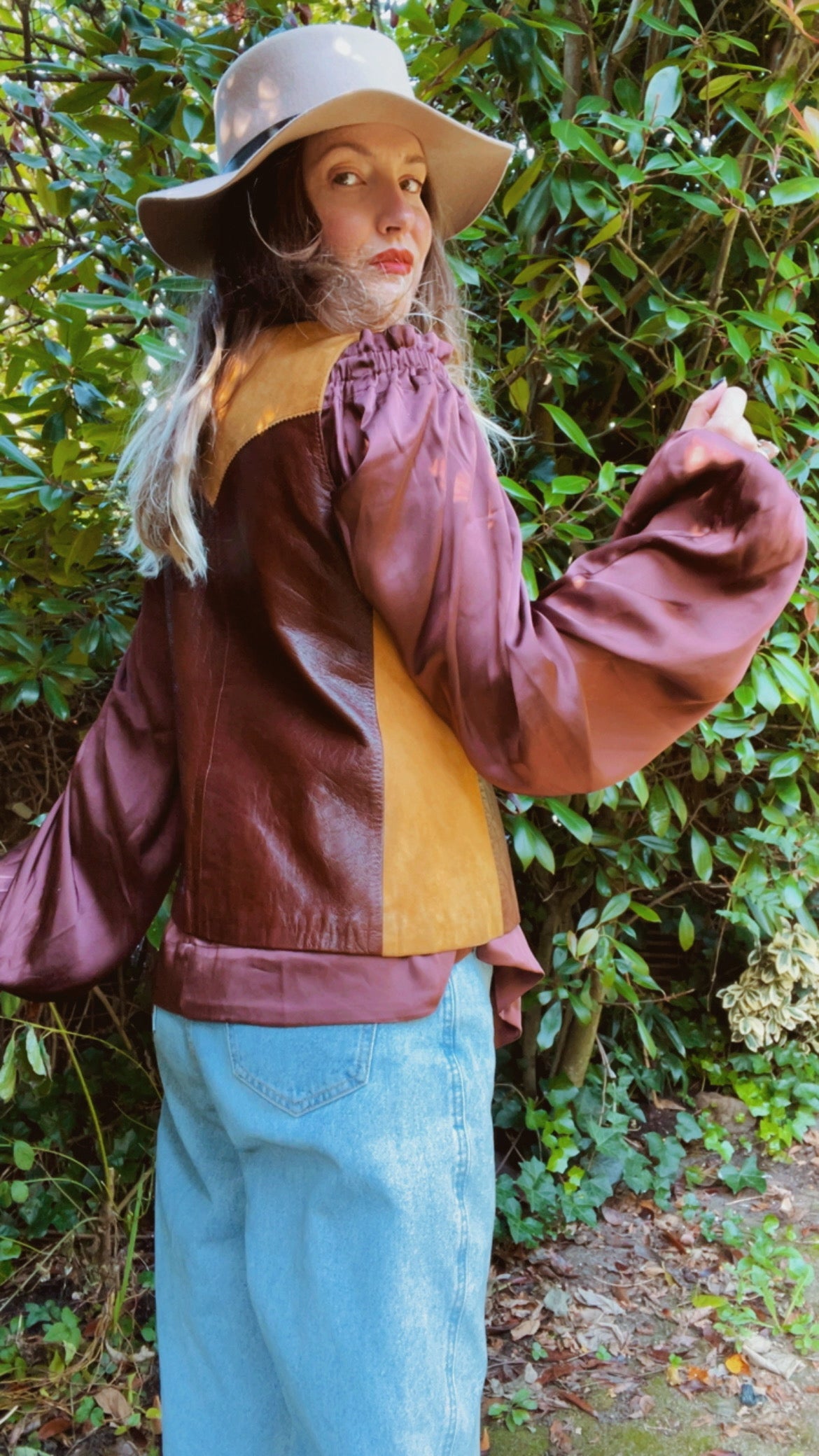 70s Leather Waistcoat