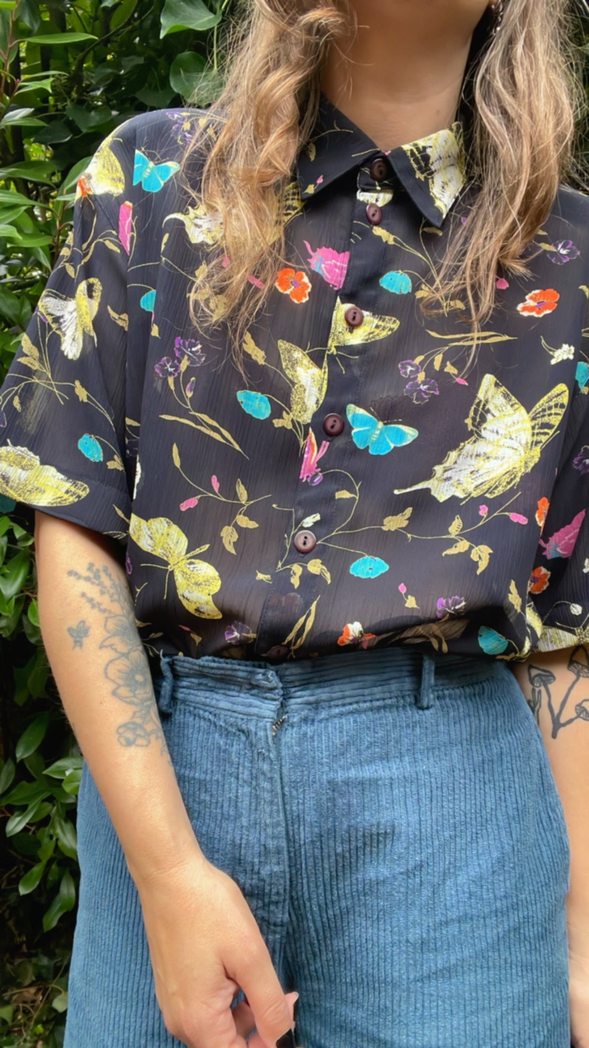 Y2K Butterfly SS Shirt