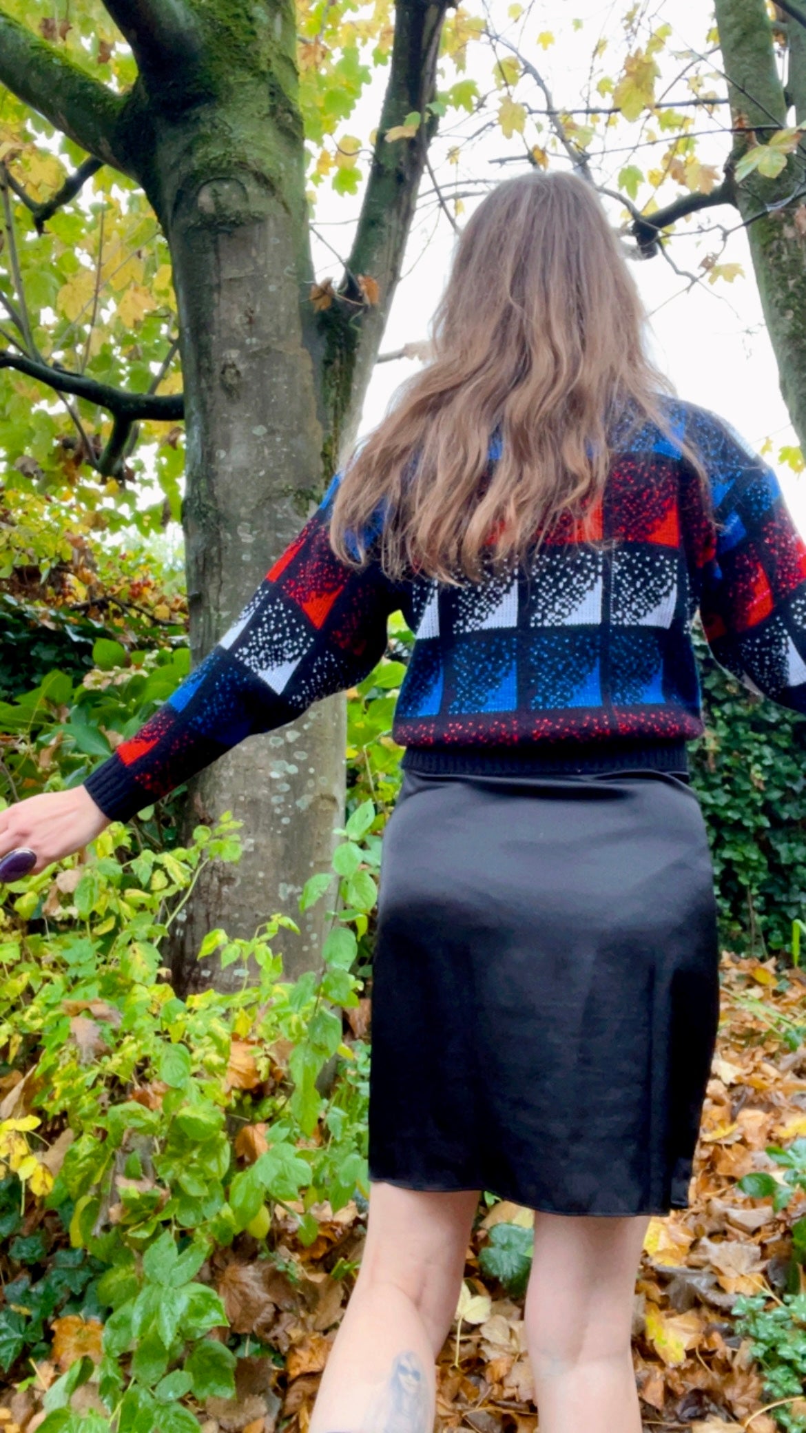 80s Geometric Jumper