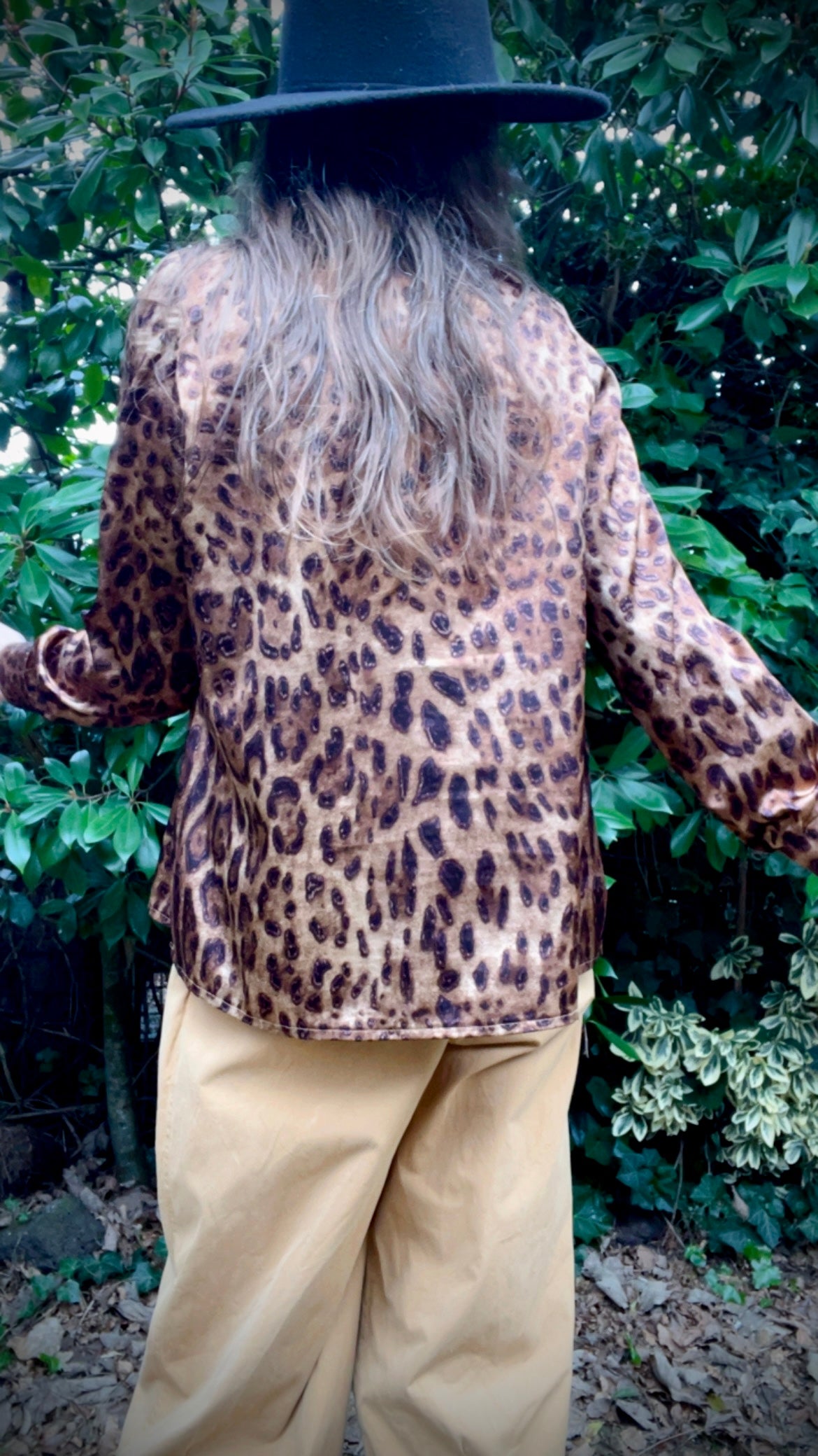 Satin Leopard Shirt