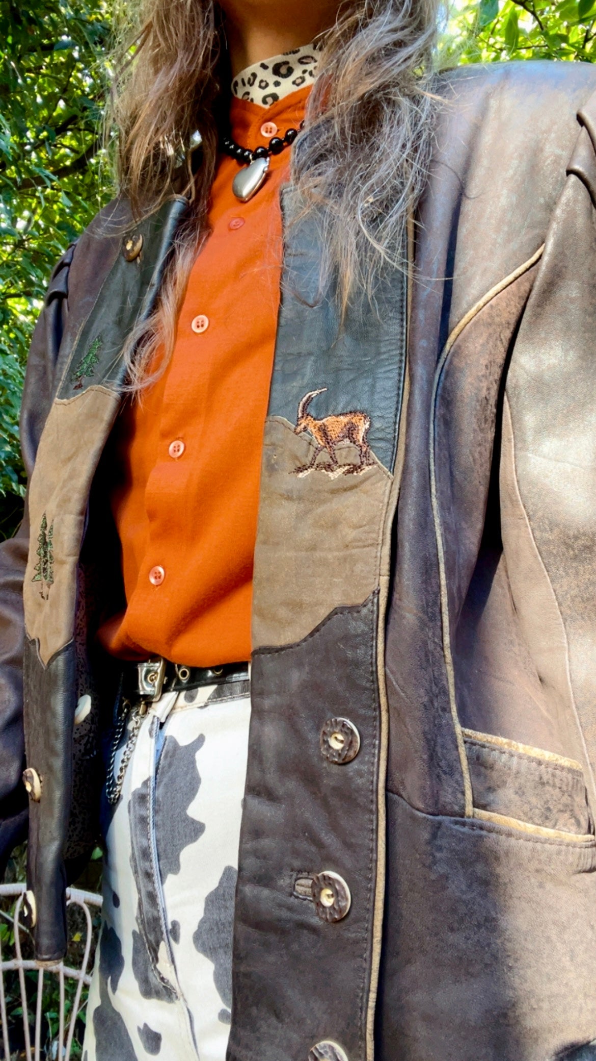 Leather Folklore Jacket