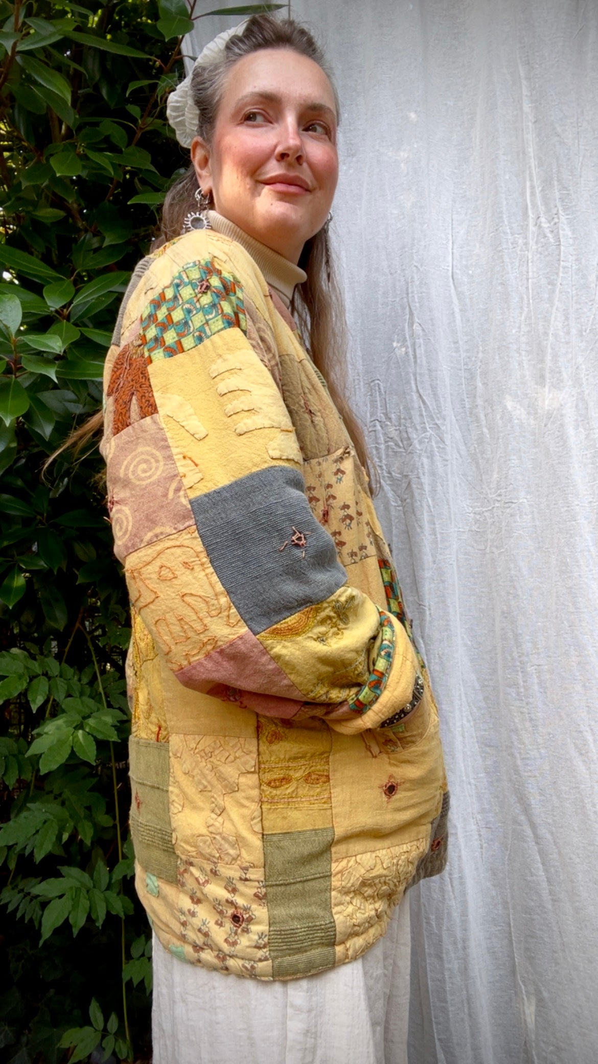 Patchwork Kantha Jacket