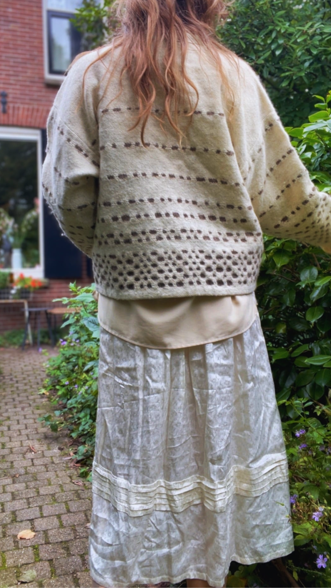 Neutral Wool Cardigan/ Jacket