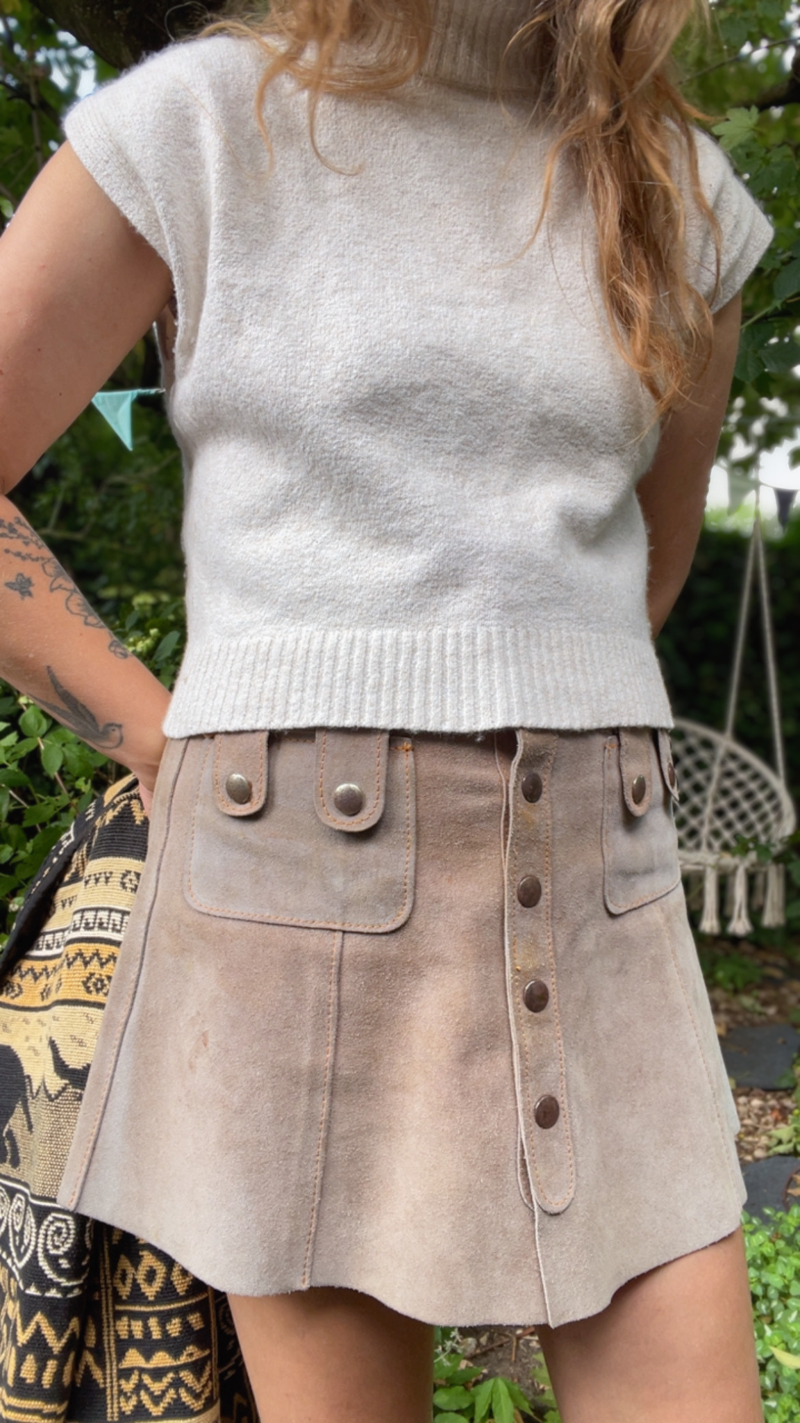 70s Suede Mini
