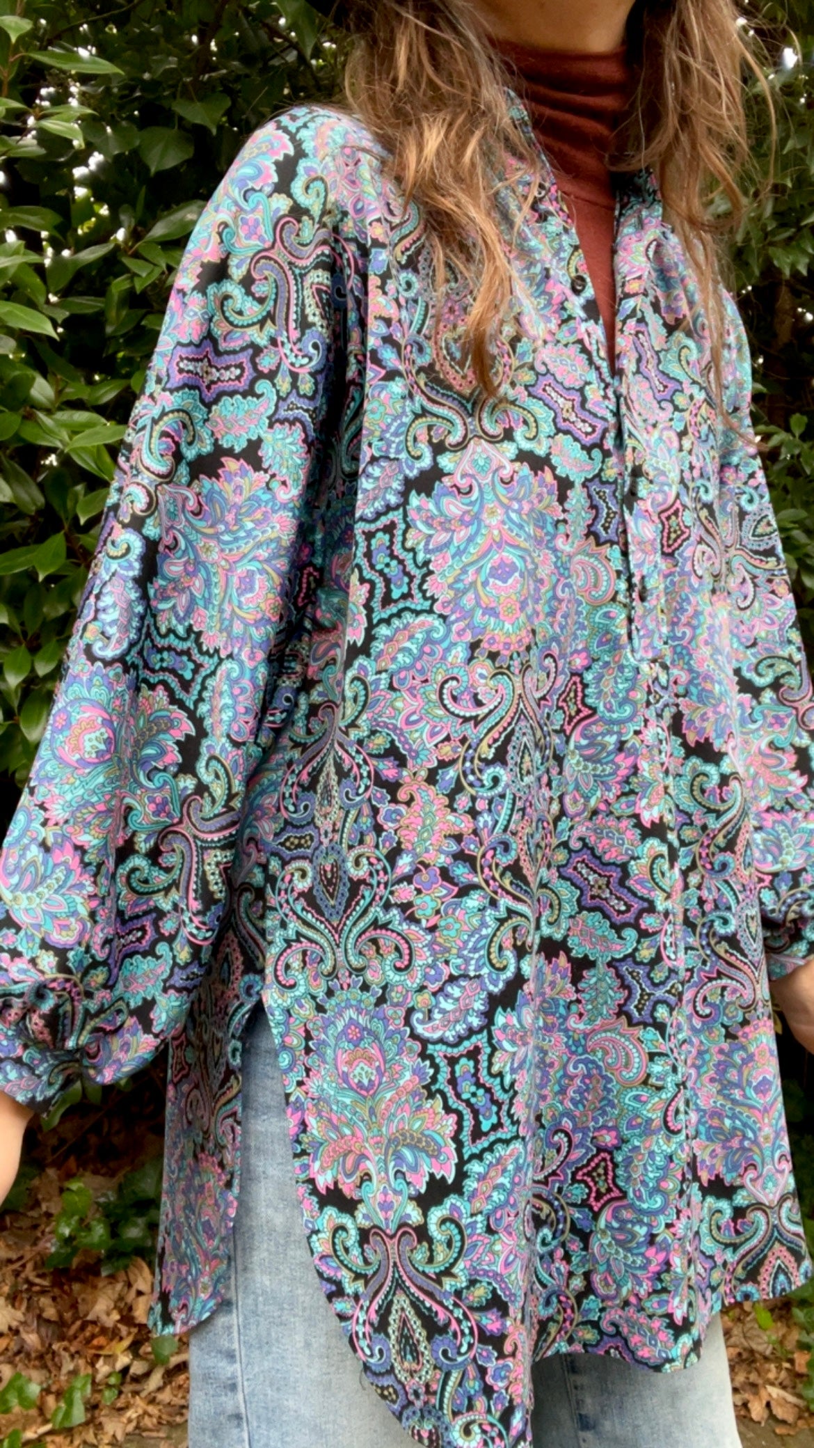 60s Paisley Top