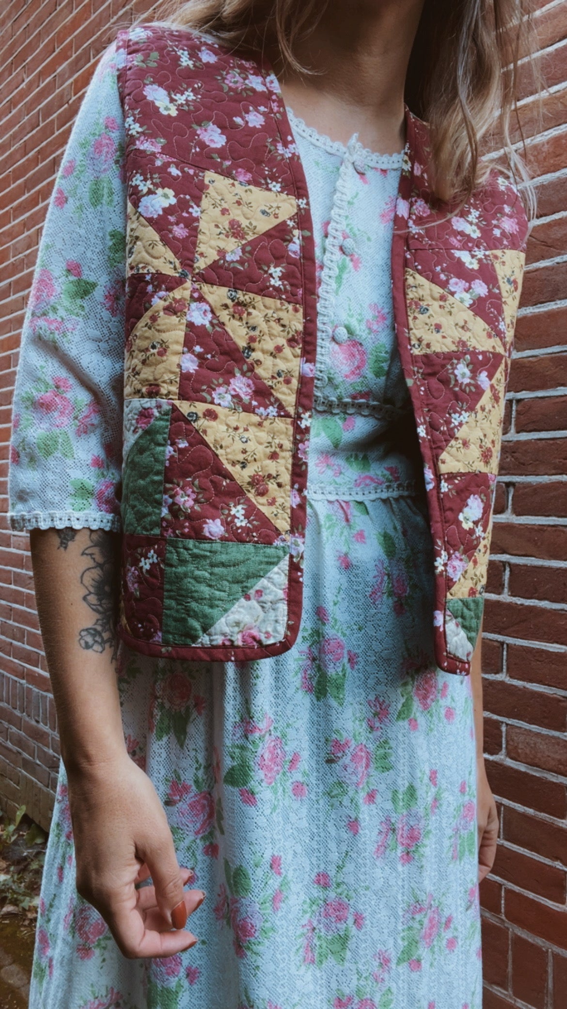 Reversible Patchwork Waistcoat