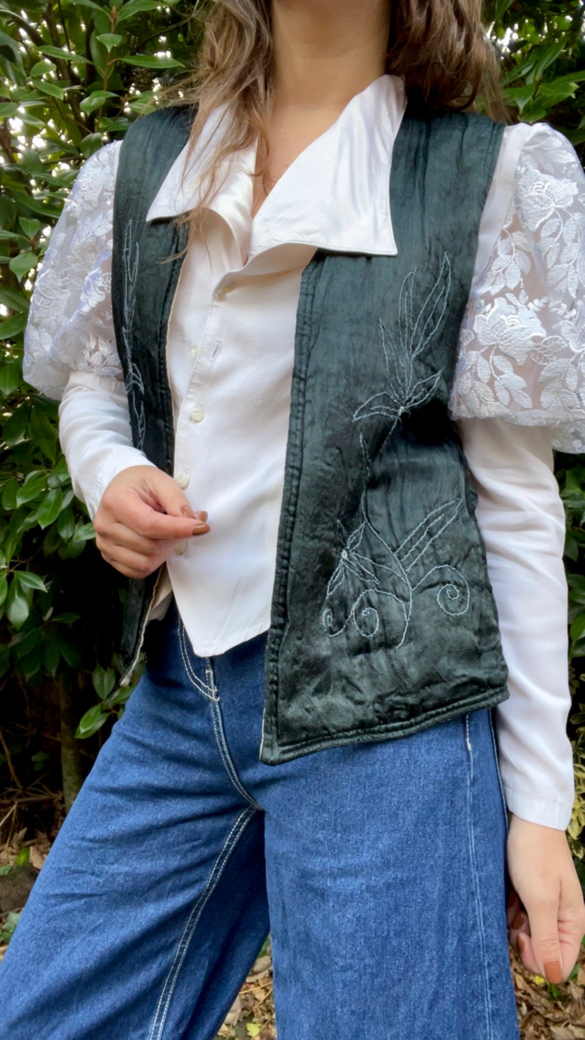 Silk Embroidered Waistcoat