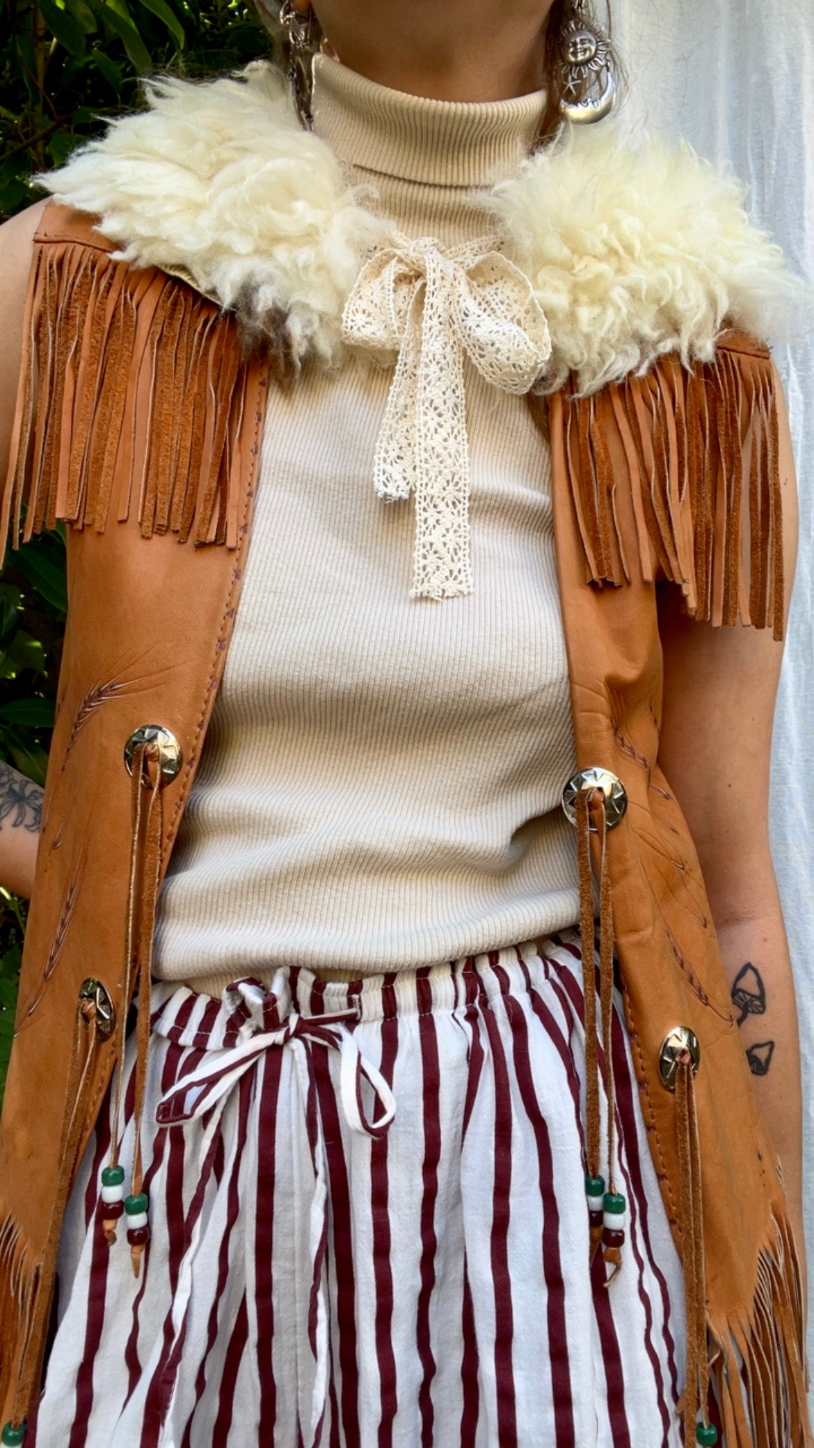 Natural Shearling Collar