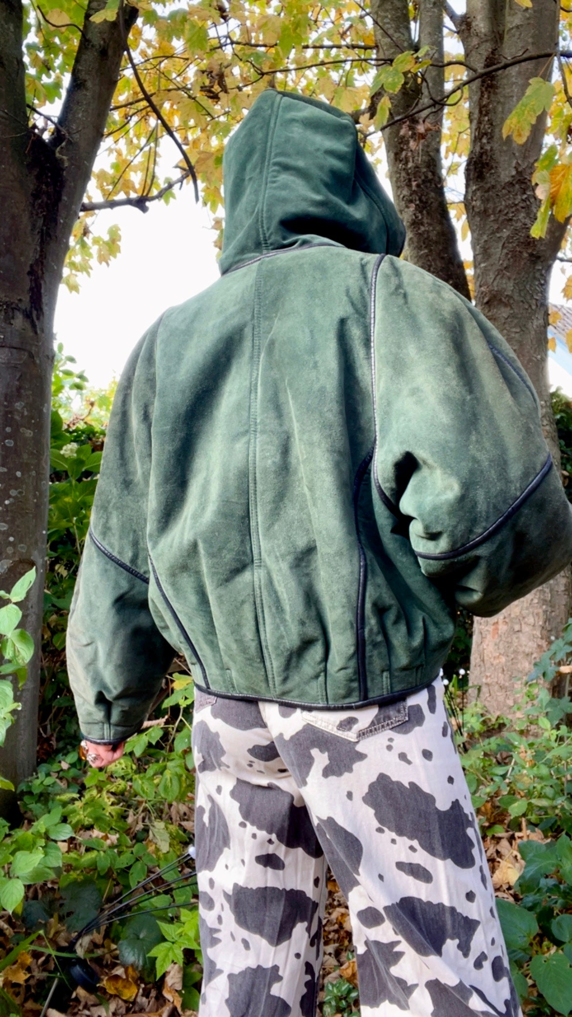 Hooded Shearling Coat