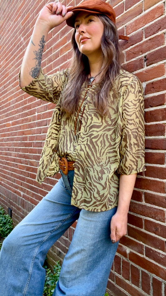 Animal Print Shirt
