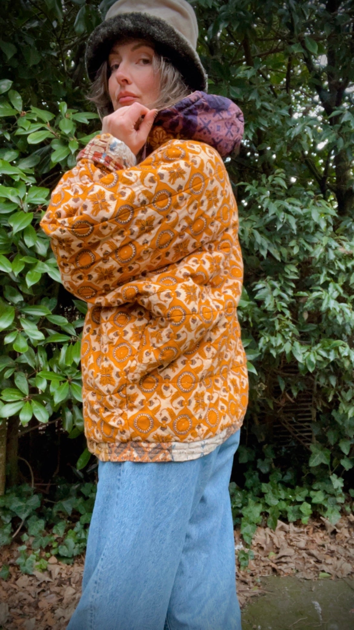 Reversible Batik Jacket