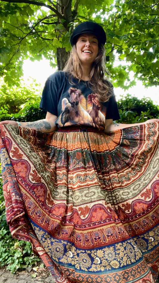 Bohemian Circle Skirt