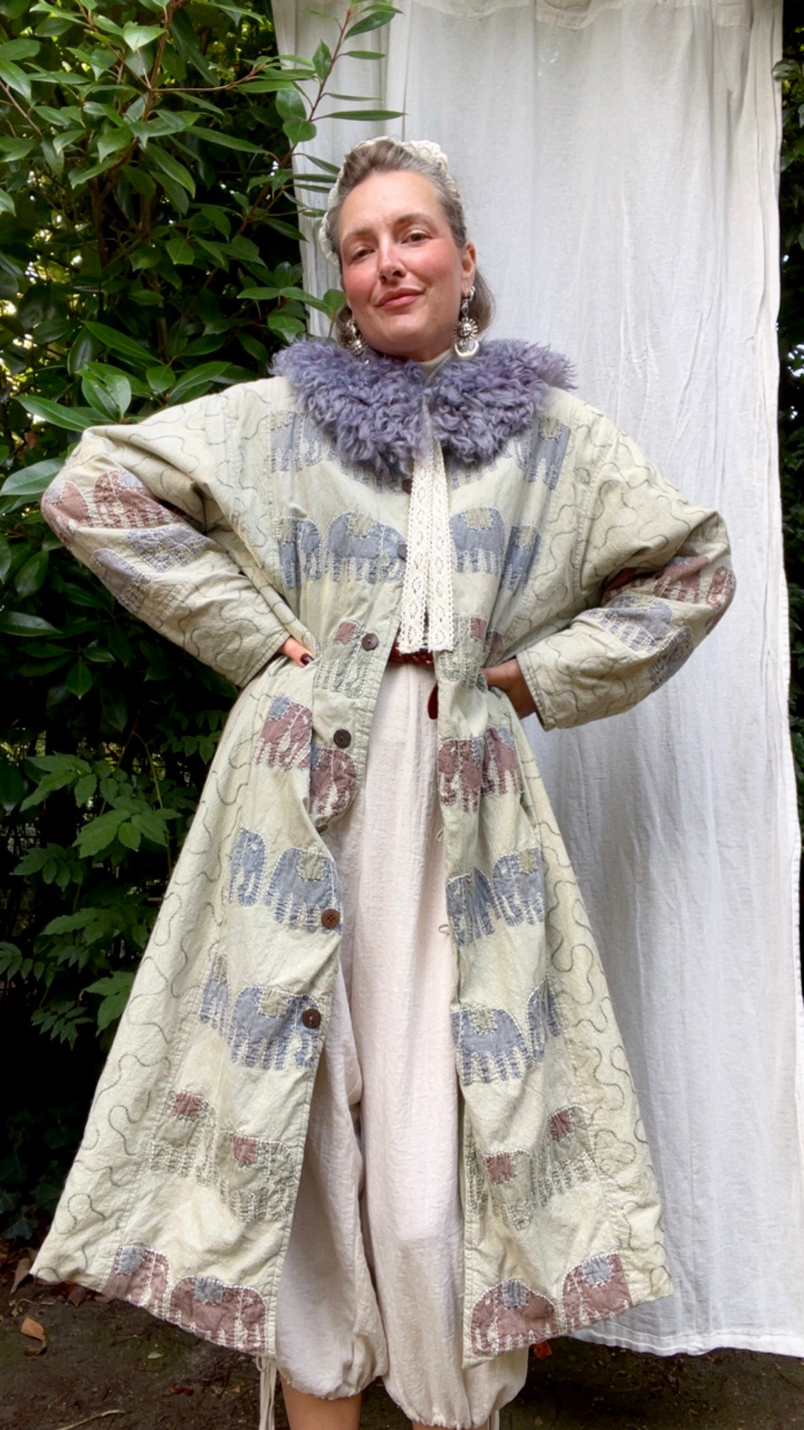 Full Length Kantha Jacket