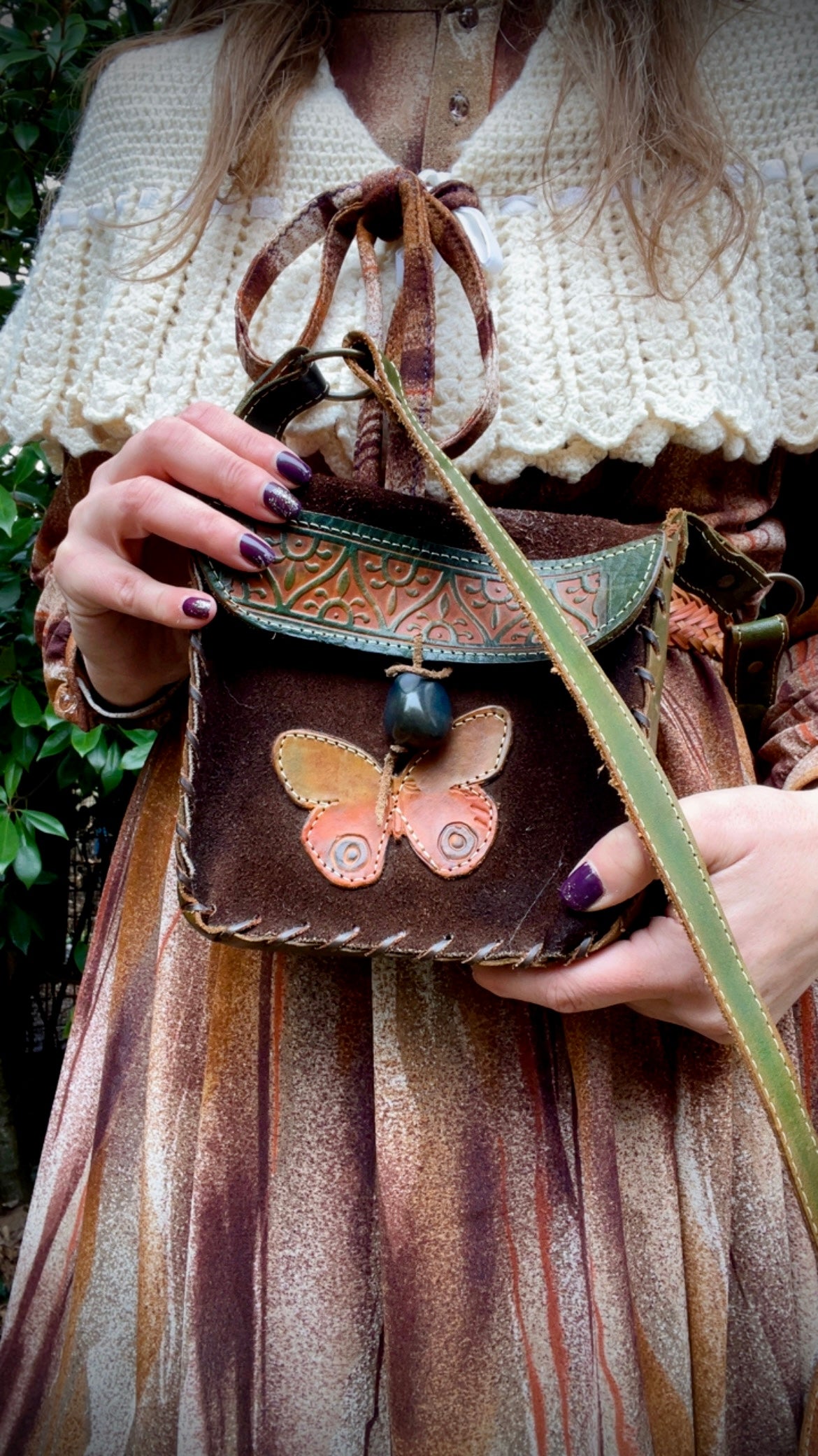 70s Butterfly Purse