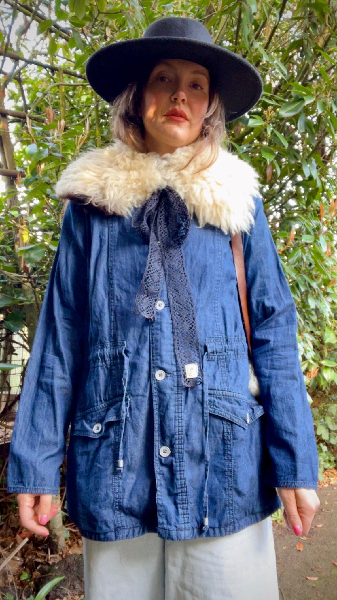 Reworked • Melange Shearling Collar